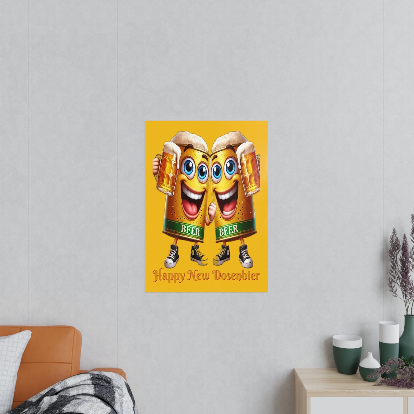 Happy New (Dosen-) Bier - Poster