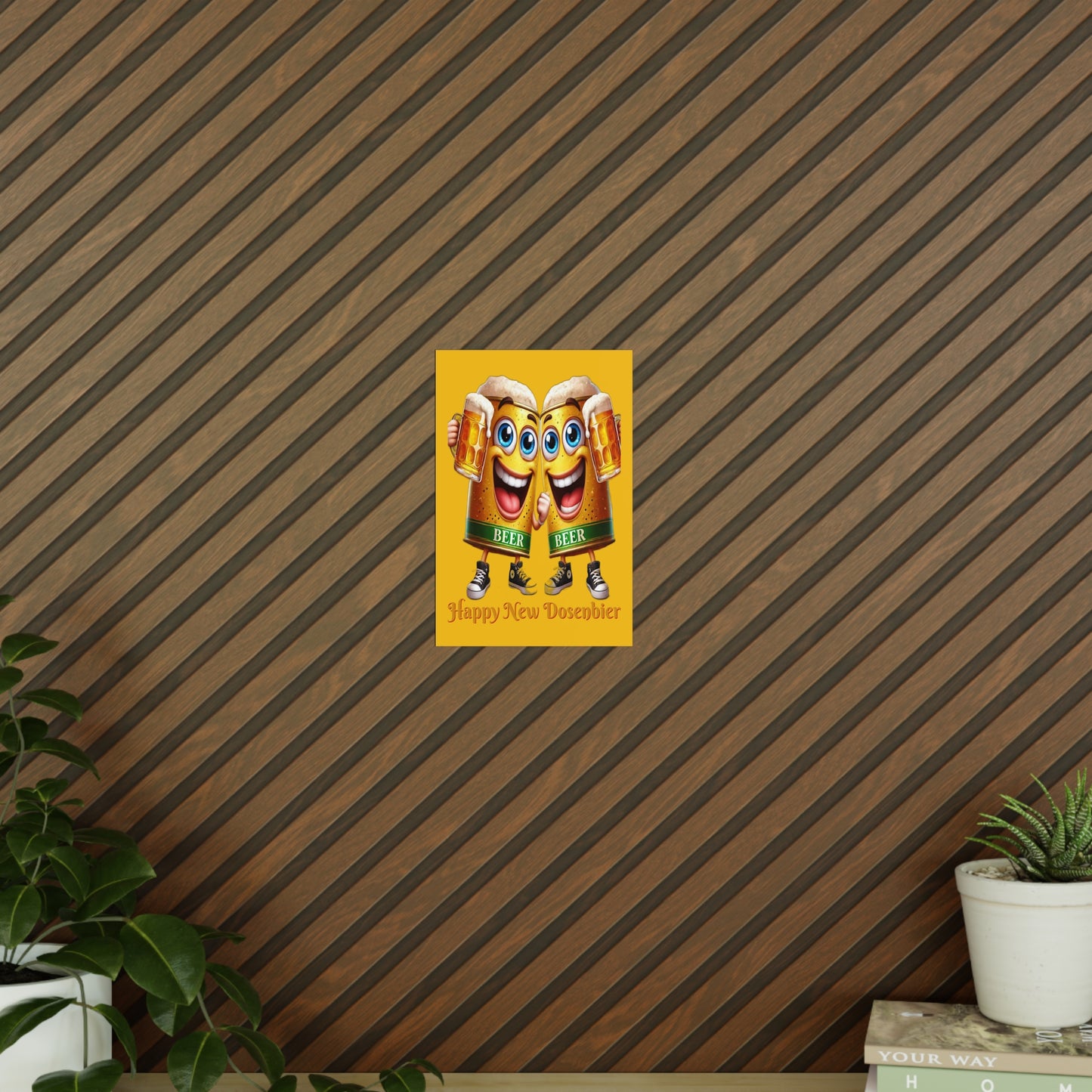 Happy New (Dosen-) Bier - Poster