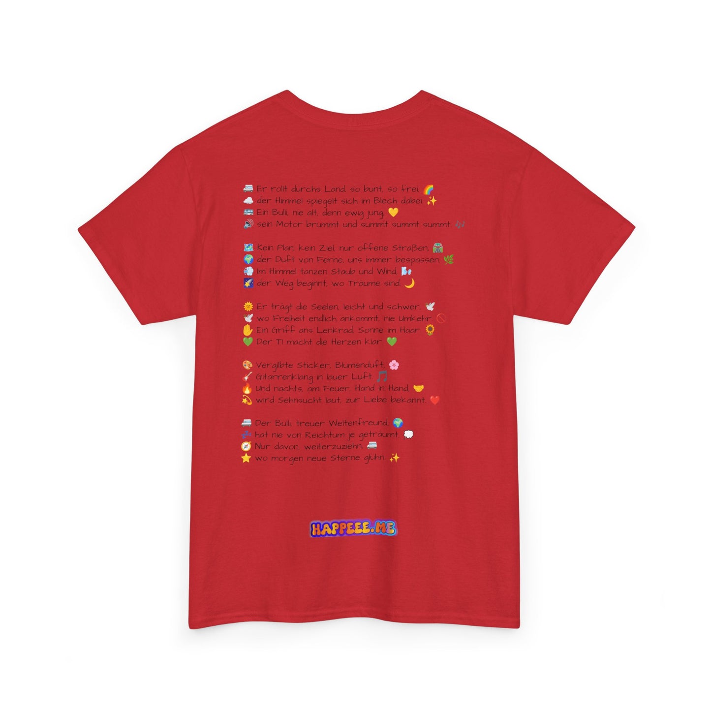 VW Bulli T1 rot - T-Shirt