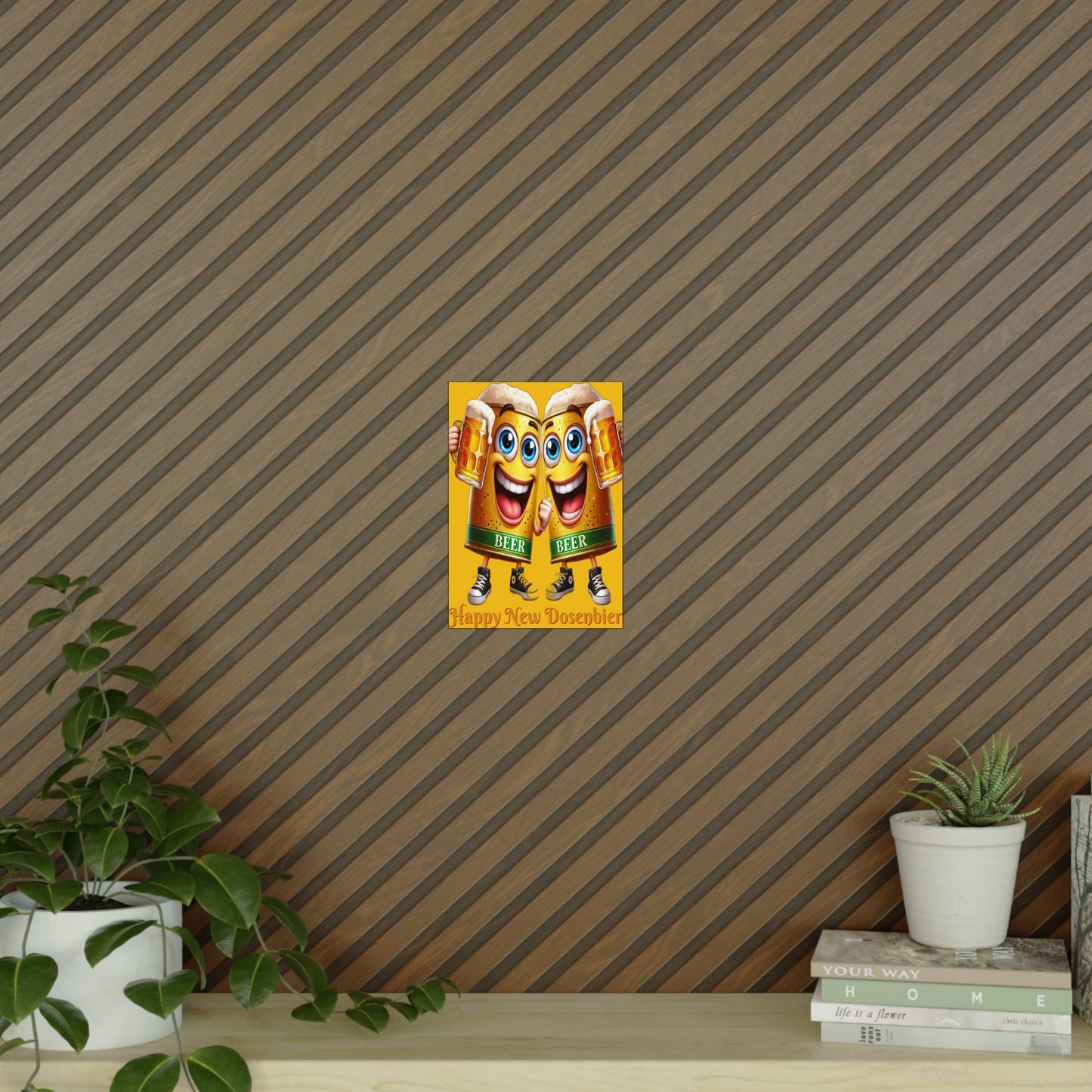 Happy New (Dosen-) Bier - Poster
