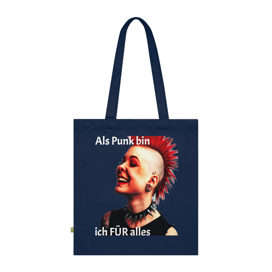 Punk (Frau) - Bio-Einkaufstasche