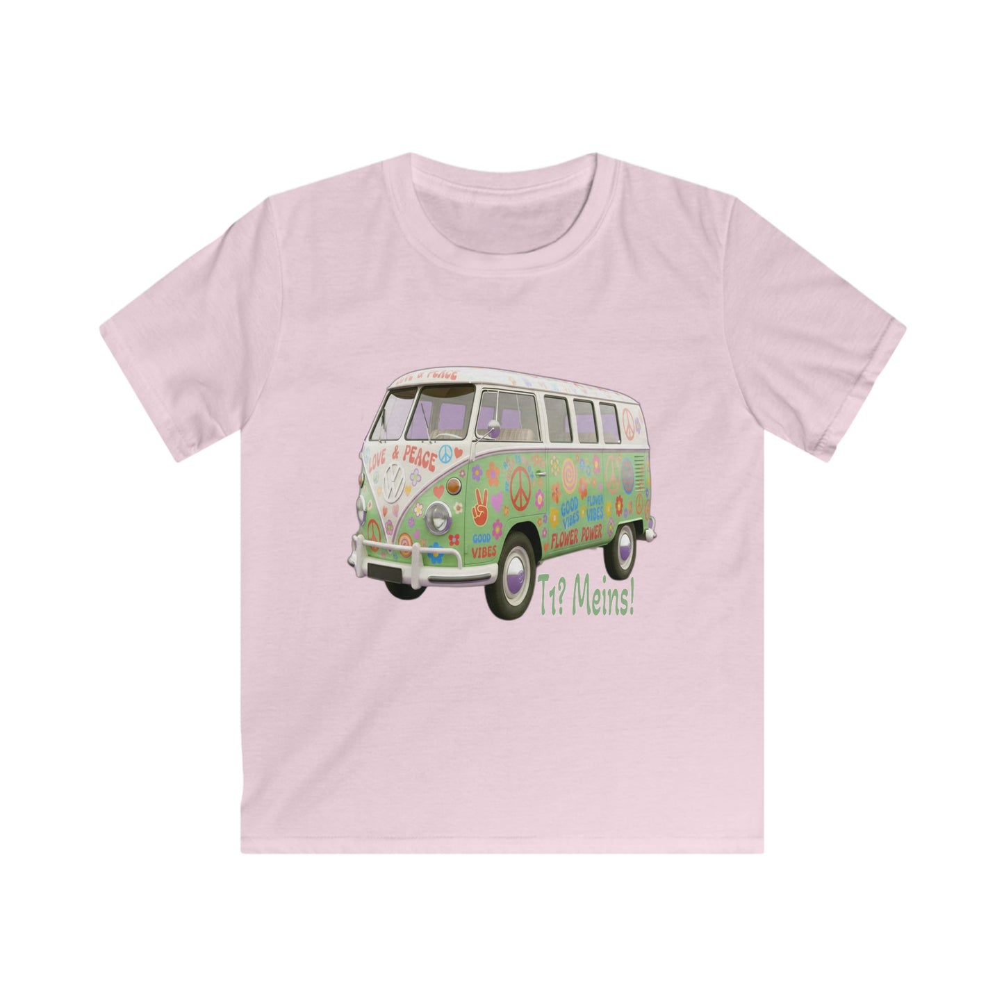 VW Bulli T1 grün - Kids T-Shirt