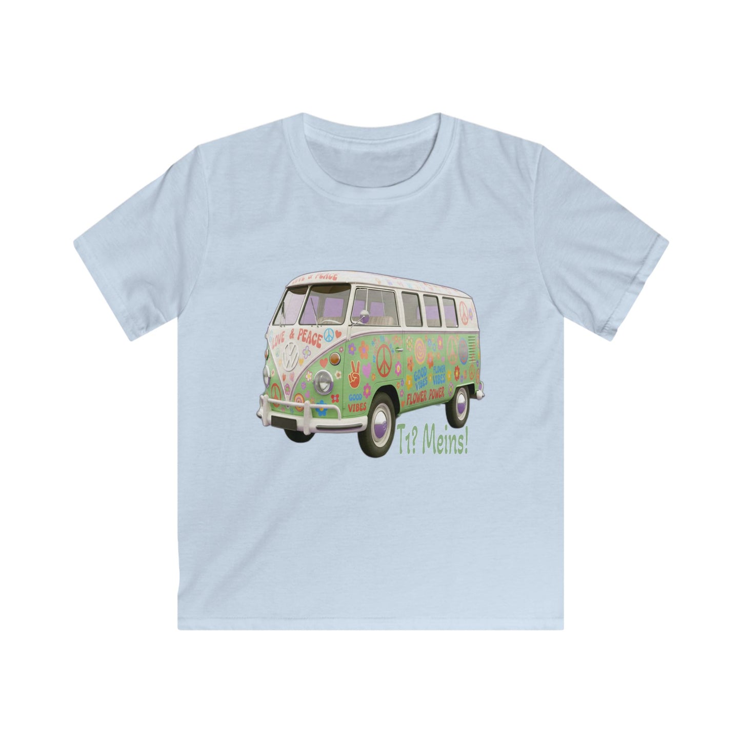 VW Bulli T1 grün - Kids T-Shirt