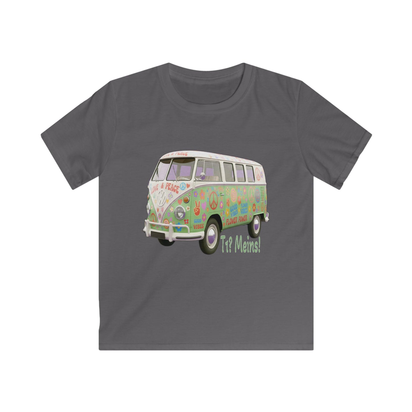 VW Bulli T1 grün - Kids T-Shirt