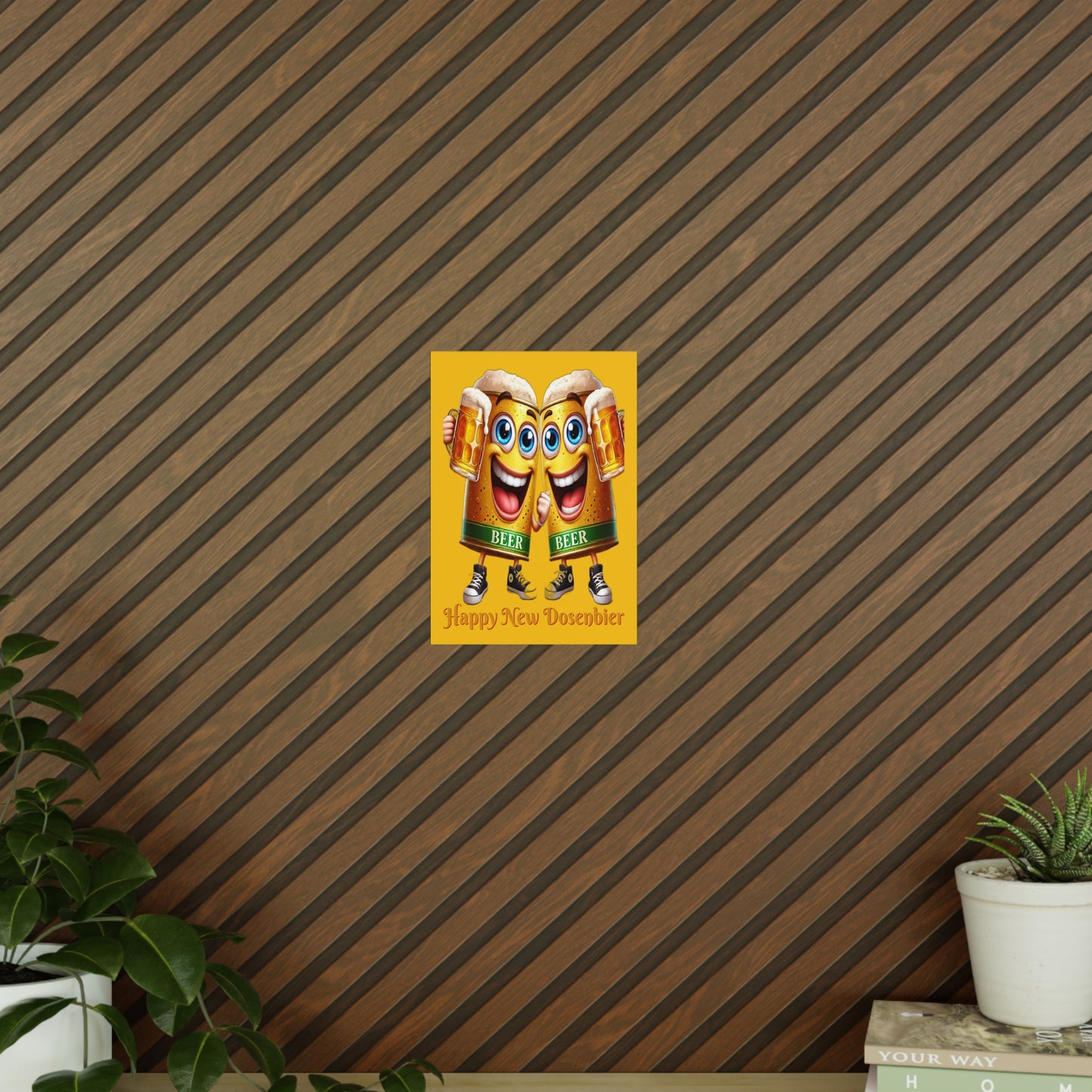 Happy New (Dosen-) Bier - Poster