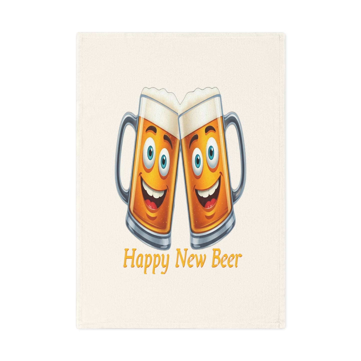 Happy New Bier - Geschirrtuch