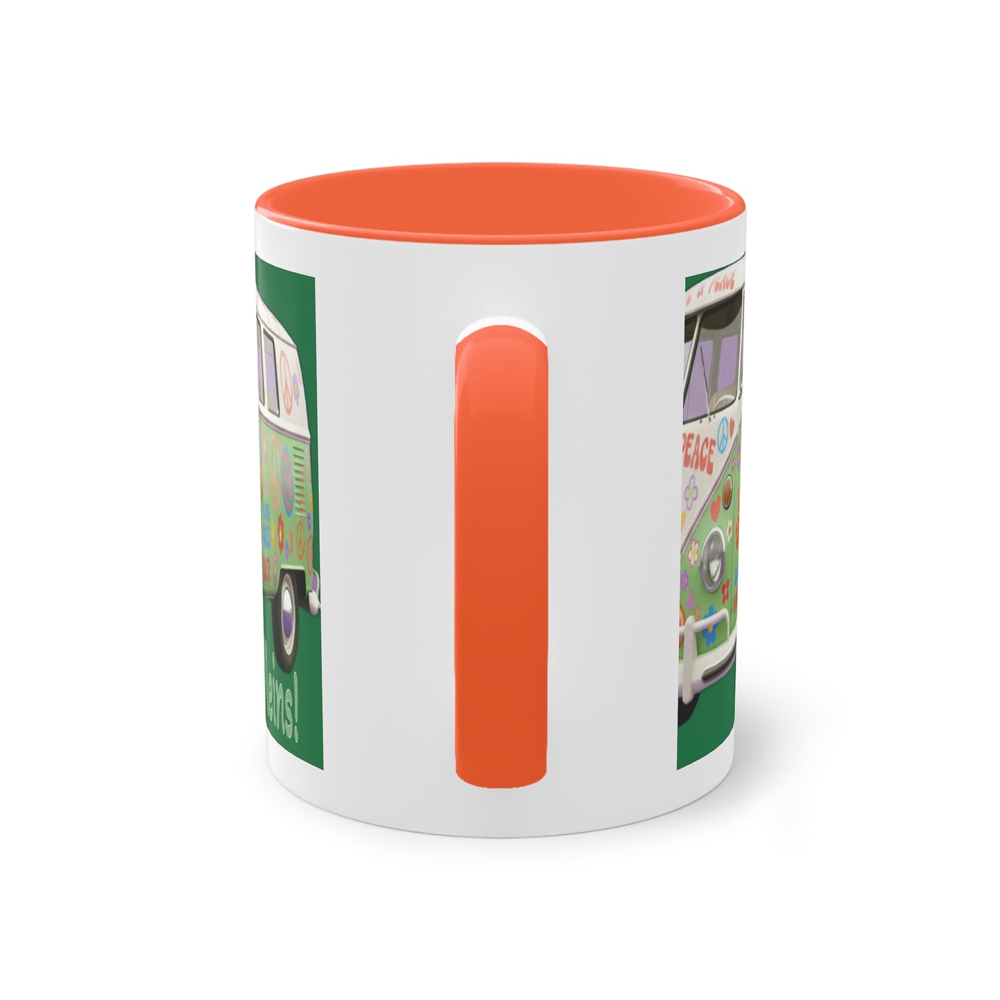 VW Bulli T1 grün - Tasse