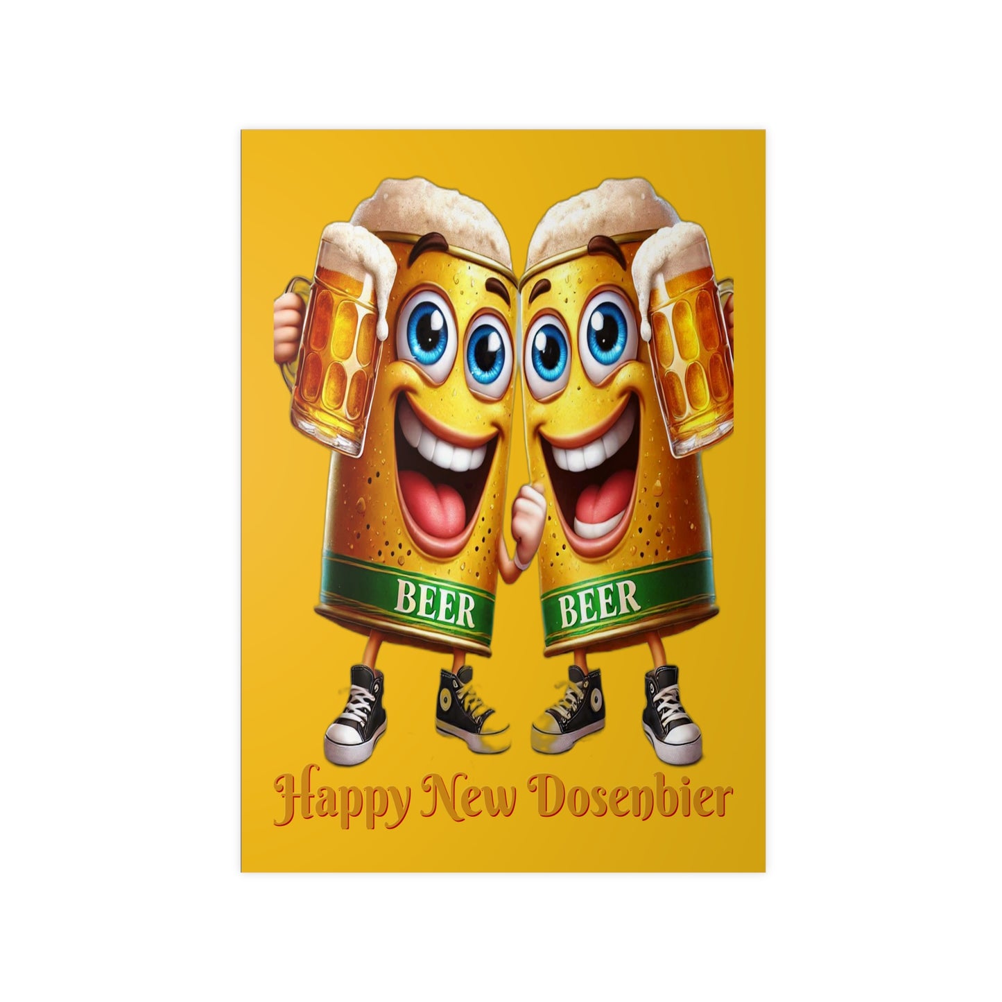 Happy New (Dosen-) Bier - Poster