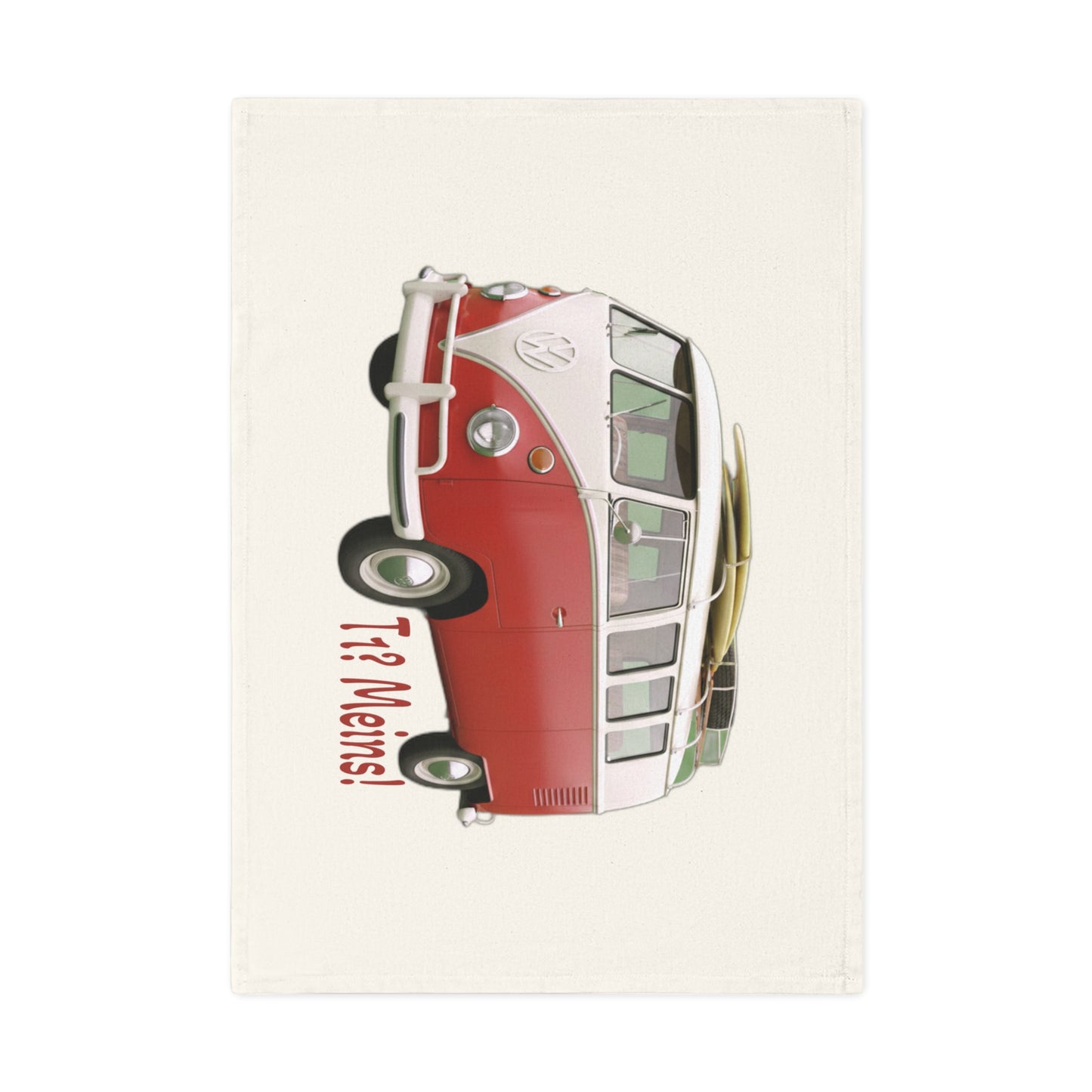 VW Bulli T1 rot - Geschirrtuch