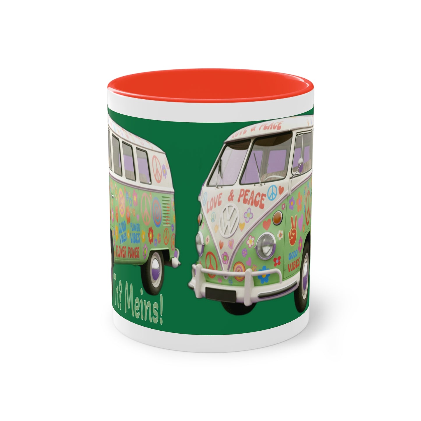VW Bulli T1 grün - Tasse