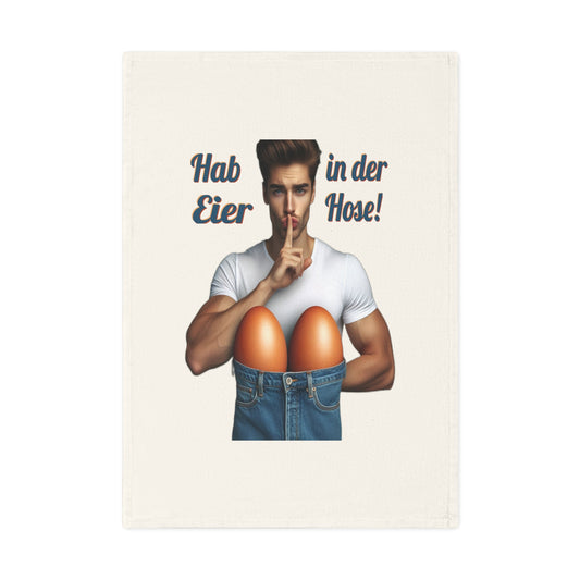 Eier Hose Mann - Geschirrtuch