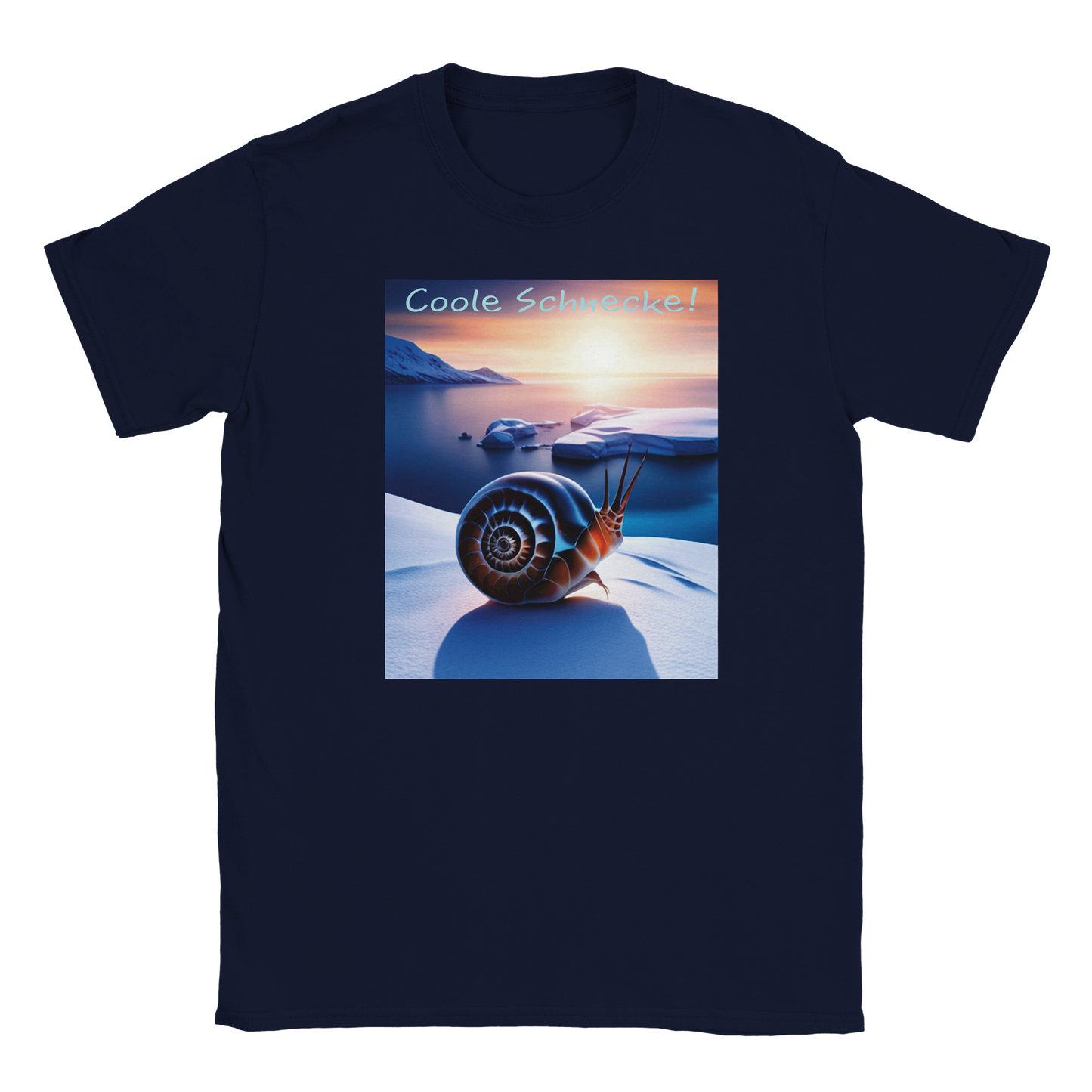 Cool Snail (Brown) - Kids T-Shirt (Unisex)