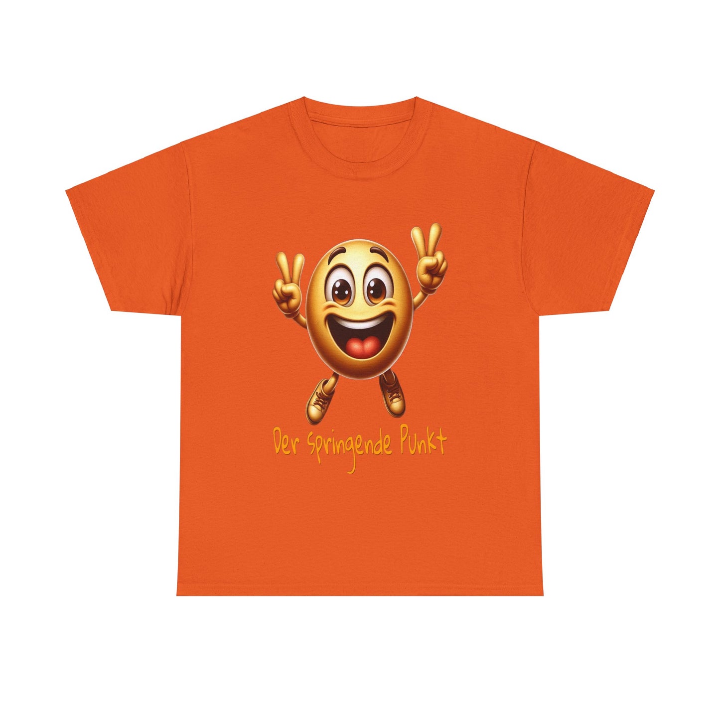 Springende Punkt (orange) - T-Shirt