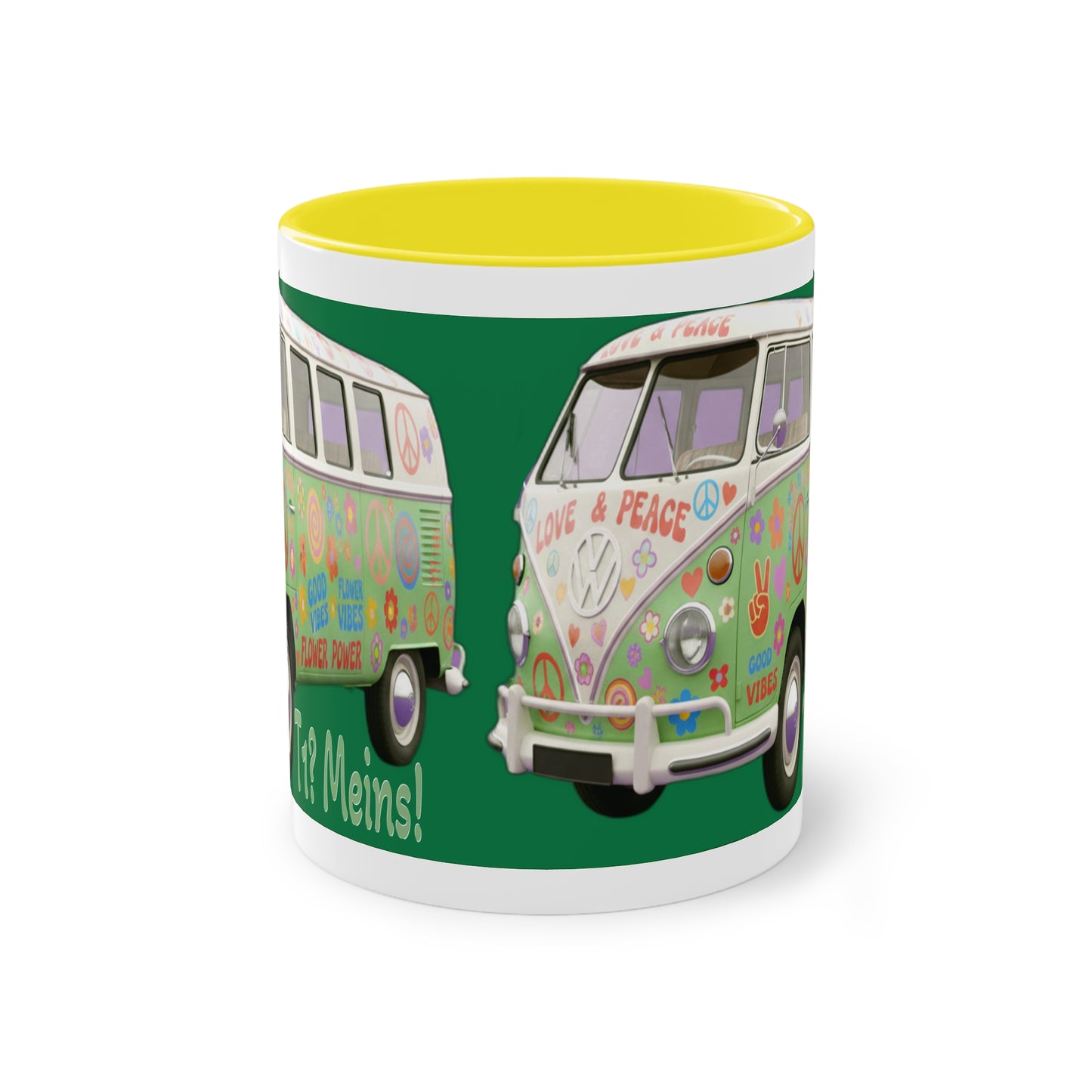VW Bulli T1 grün - Tasse