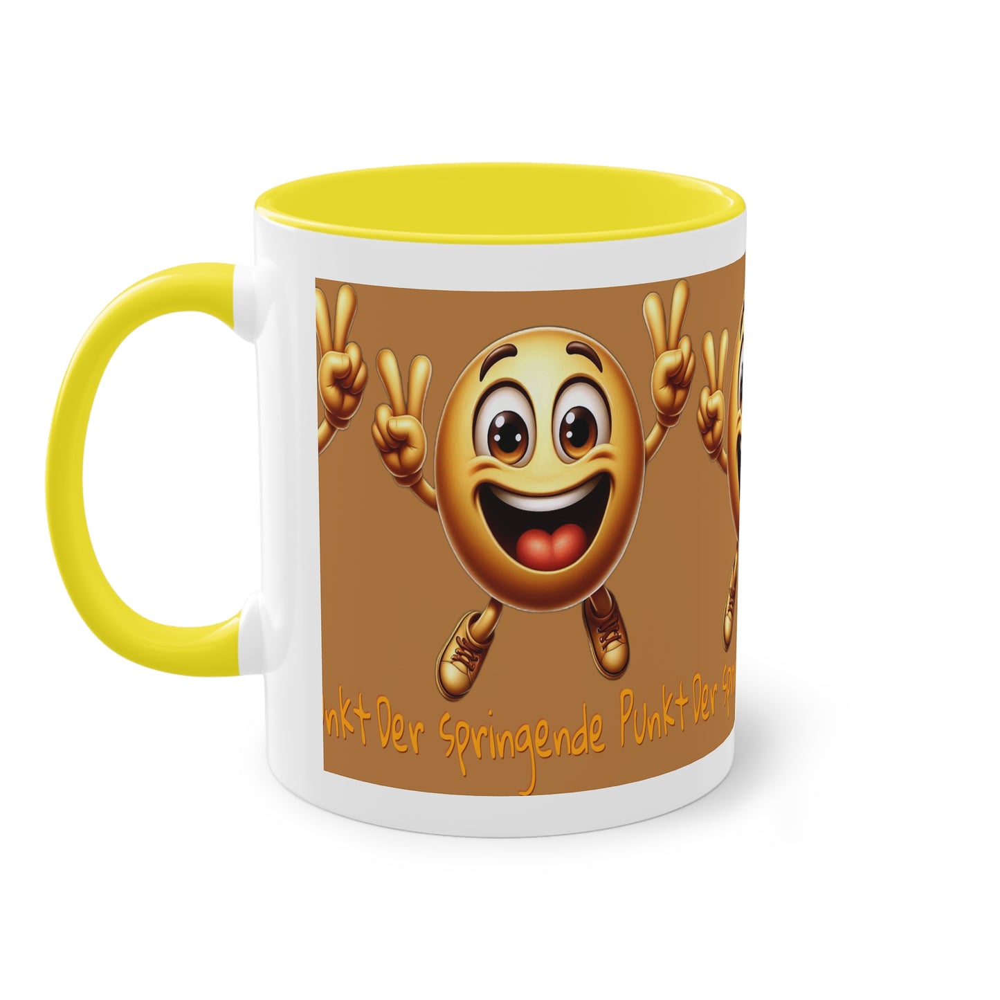 Springende Punkt (orange) - Tasse