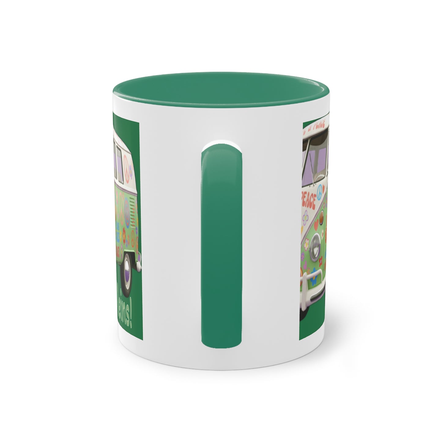 VW Bulli T1 grün - Tasse