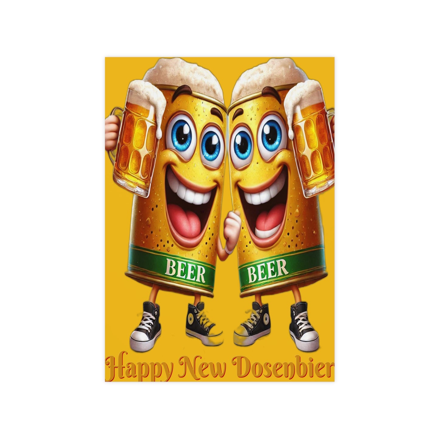Happy New (Dosen-) Bier - Poster