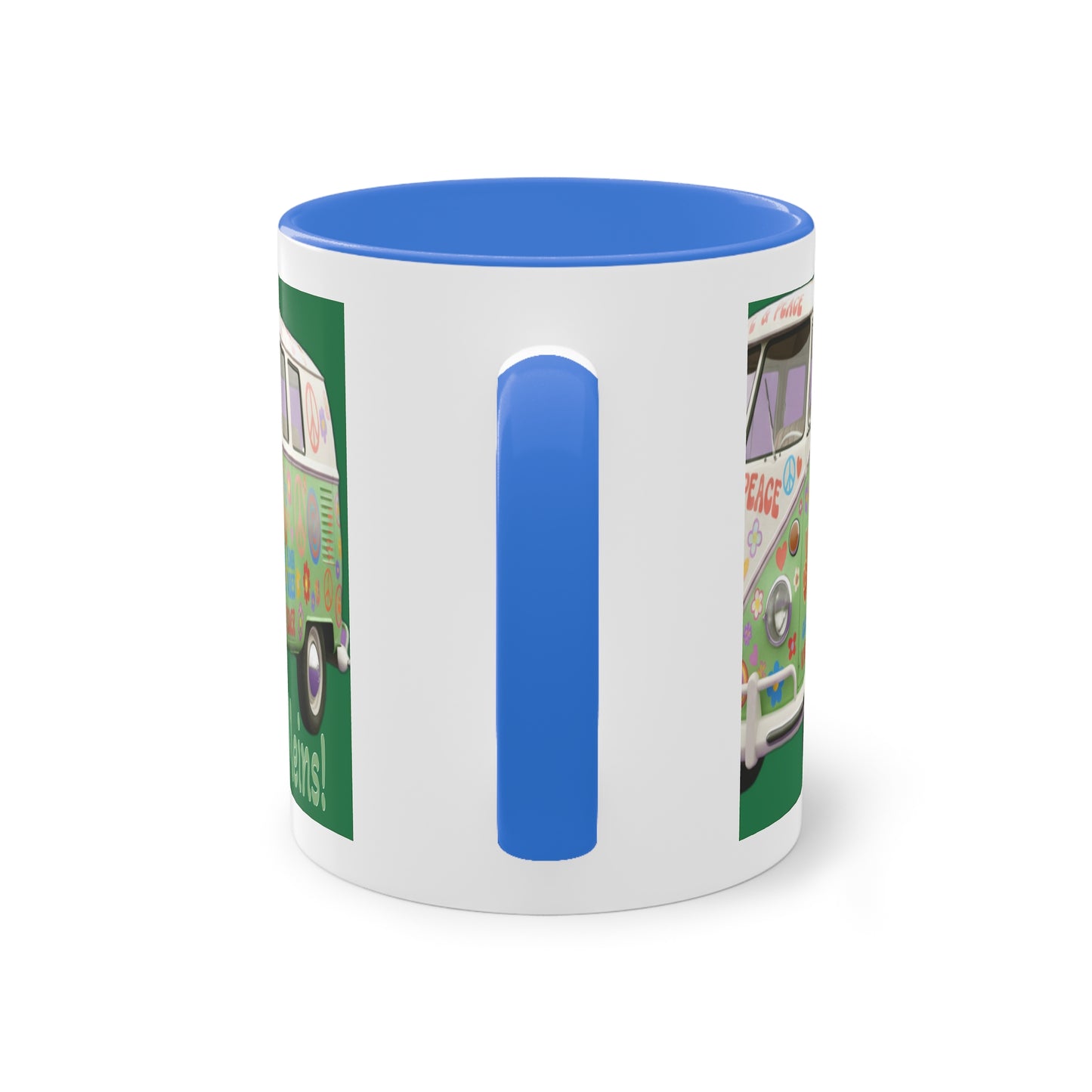 VW Bulli T1 grün - Tasse