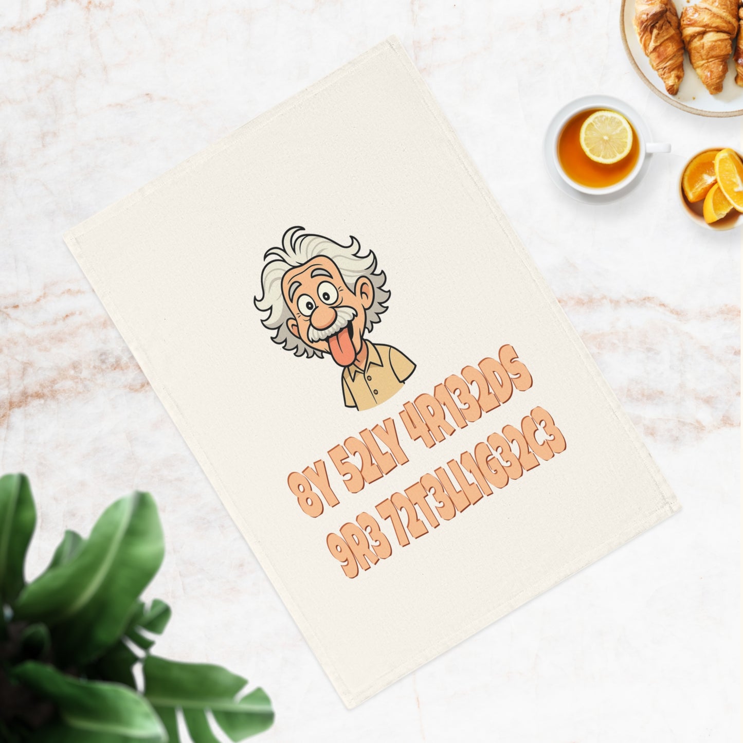 Einstein Intelligence - Geschirrtuch