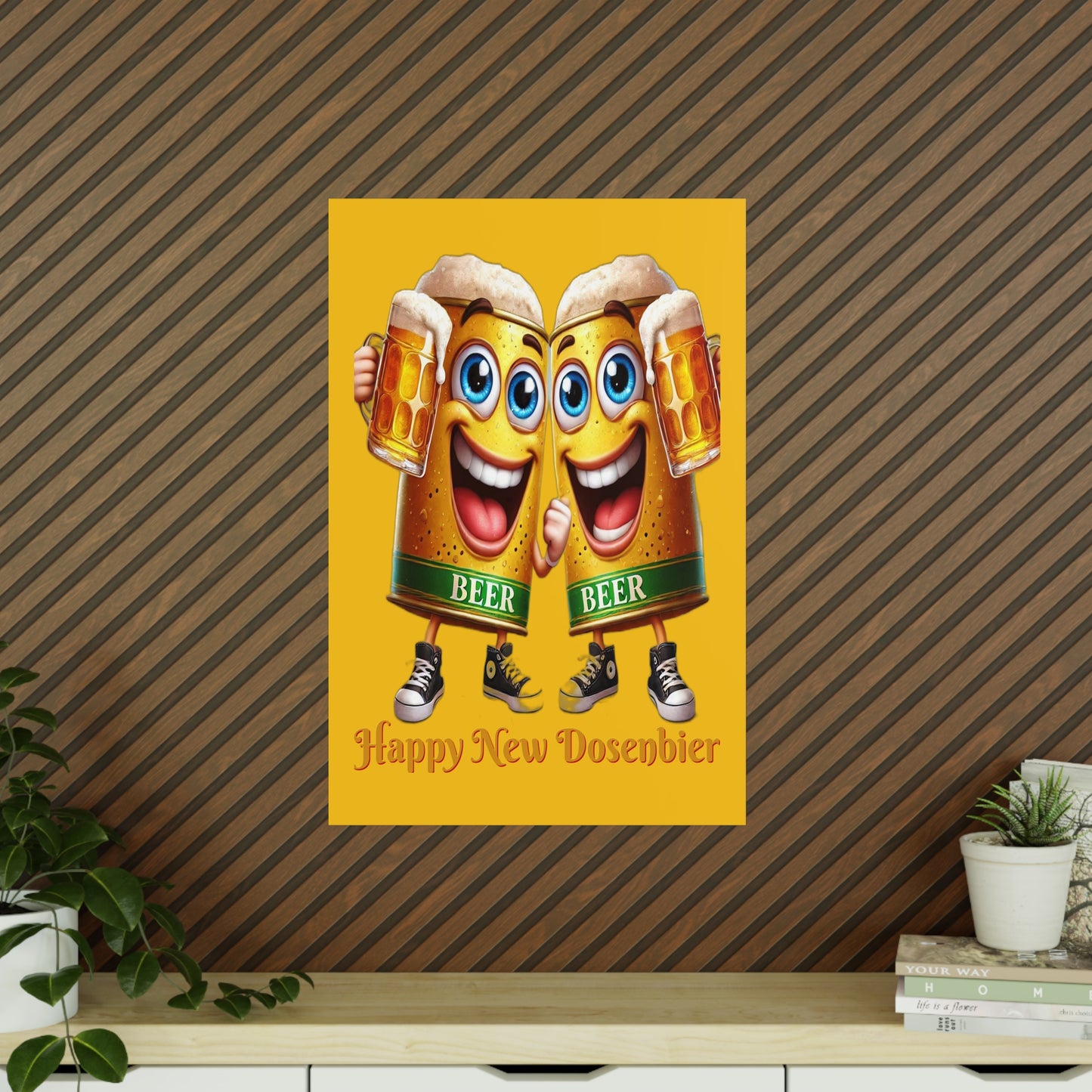 Happy New (Dosen-) Bier - Poster