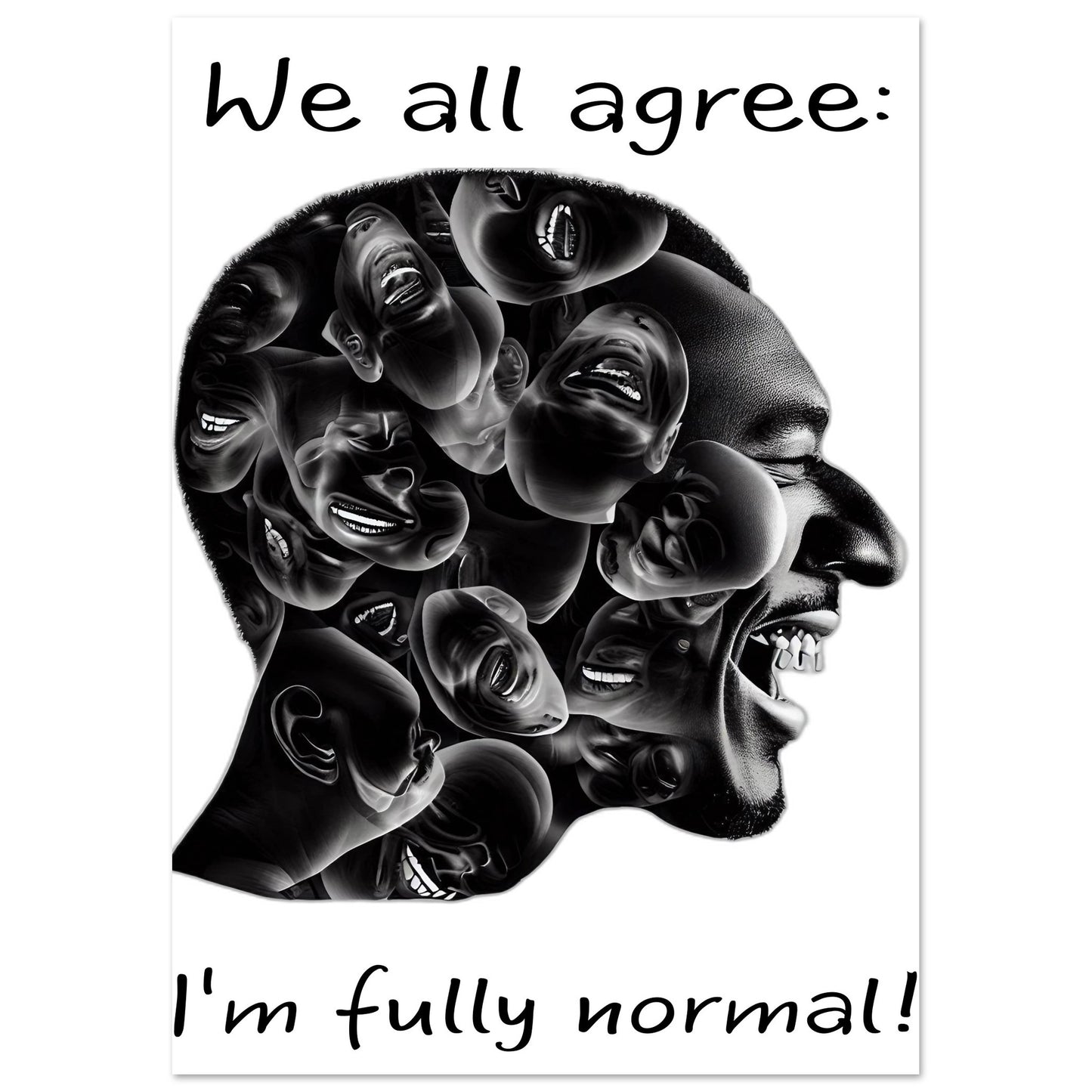 Fully normal (version men) - Poster