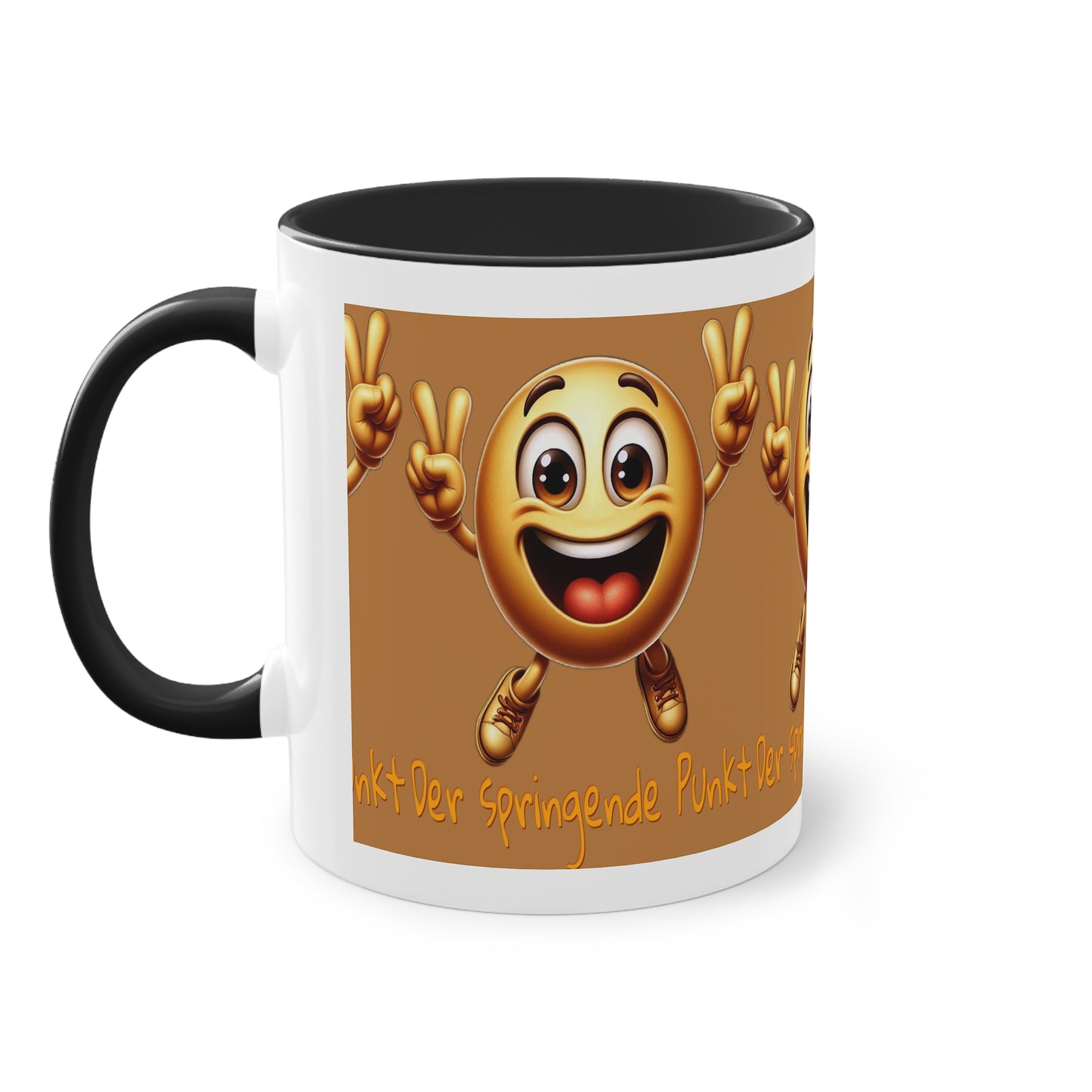 Springende Punkt (orange) - Tasse