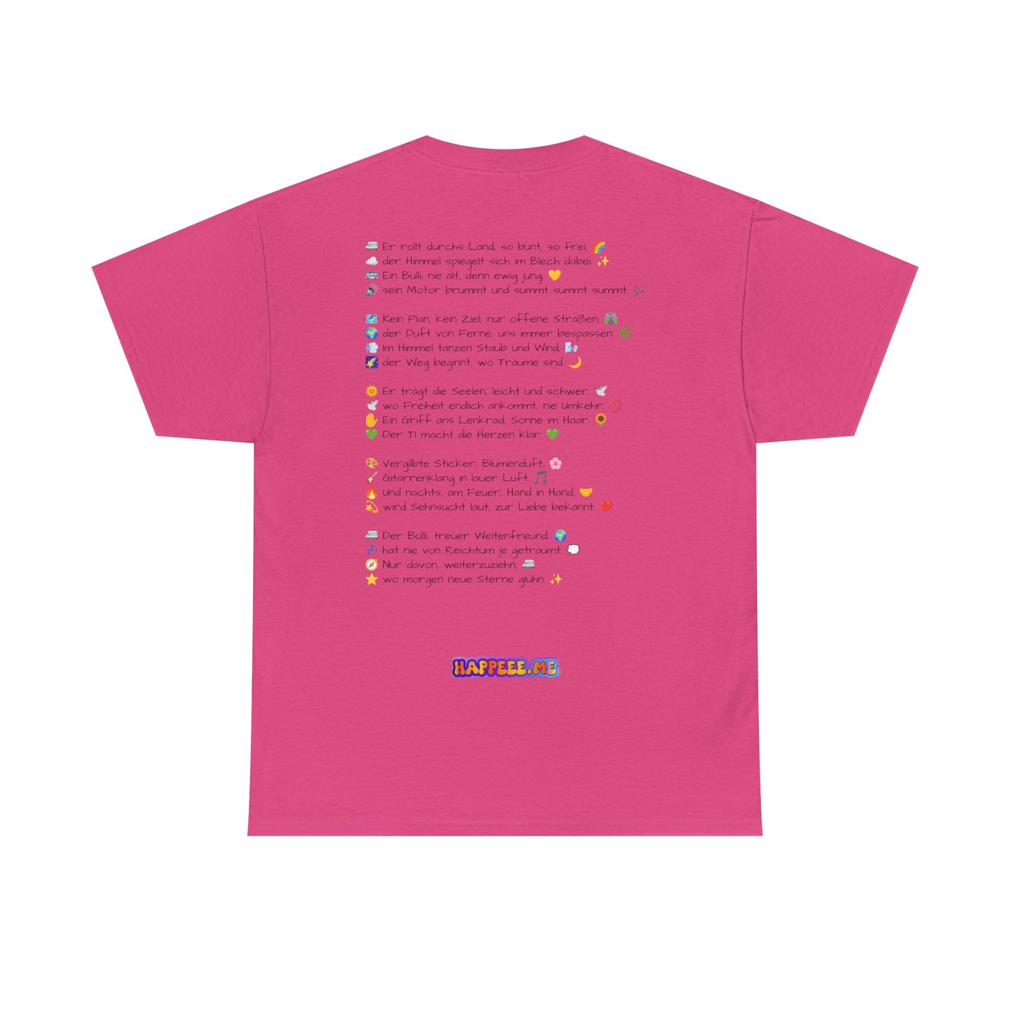 VW Bulli T1 rot - T-Shirt