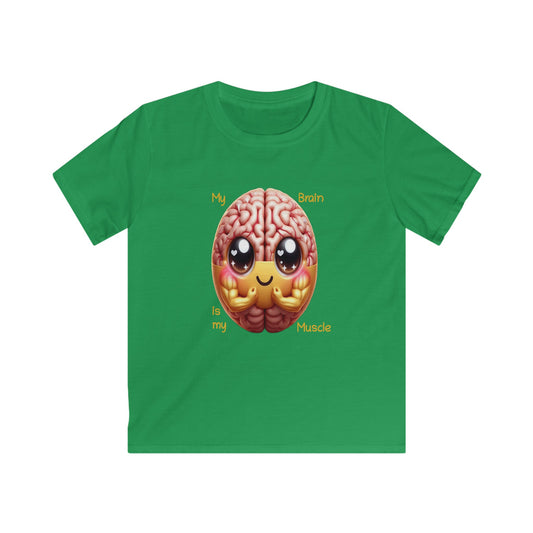 My Brain is my Muscle - Kids T-Shirt