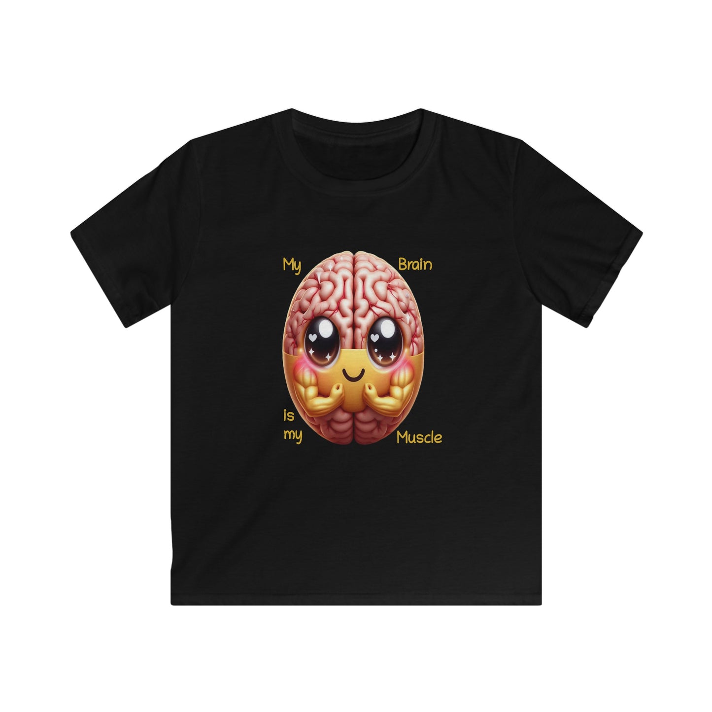 My Brain is my Muscle - Kids T-Shirt
