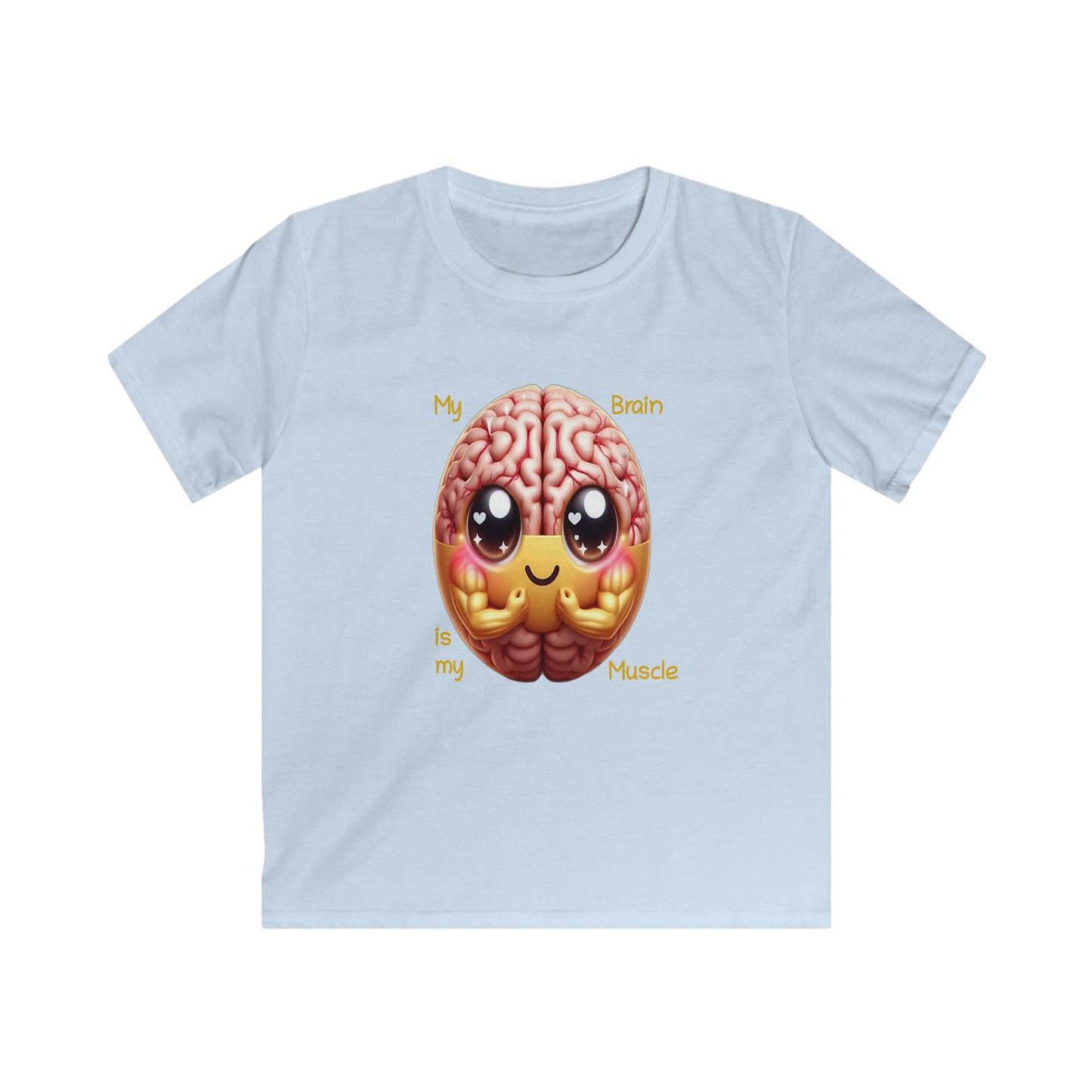 My Brain is my Muscle - Kids T-Shirt