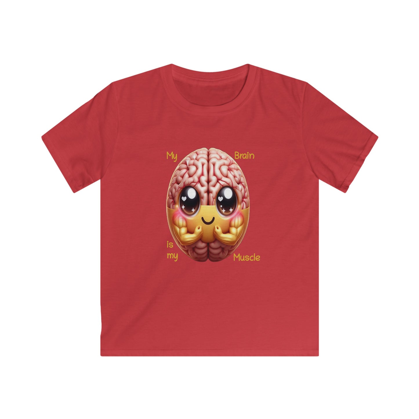 My Brain is my Muscle - Kids T-Shirt
