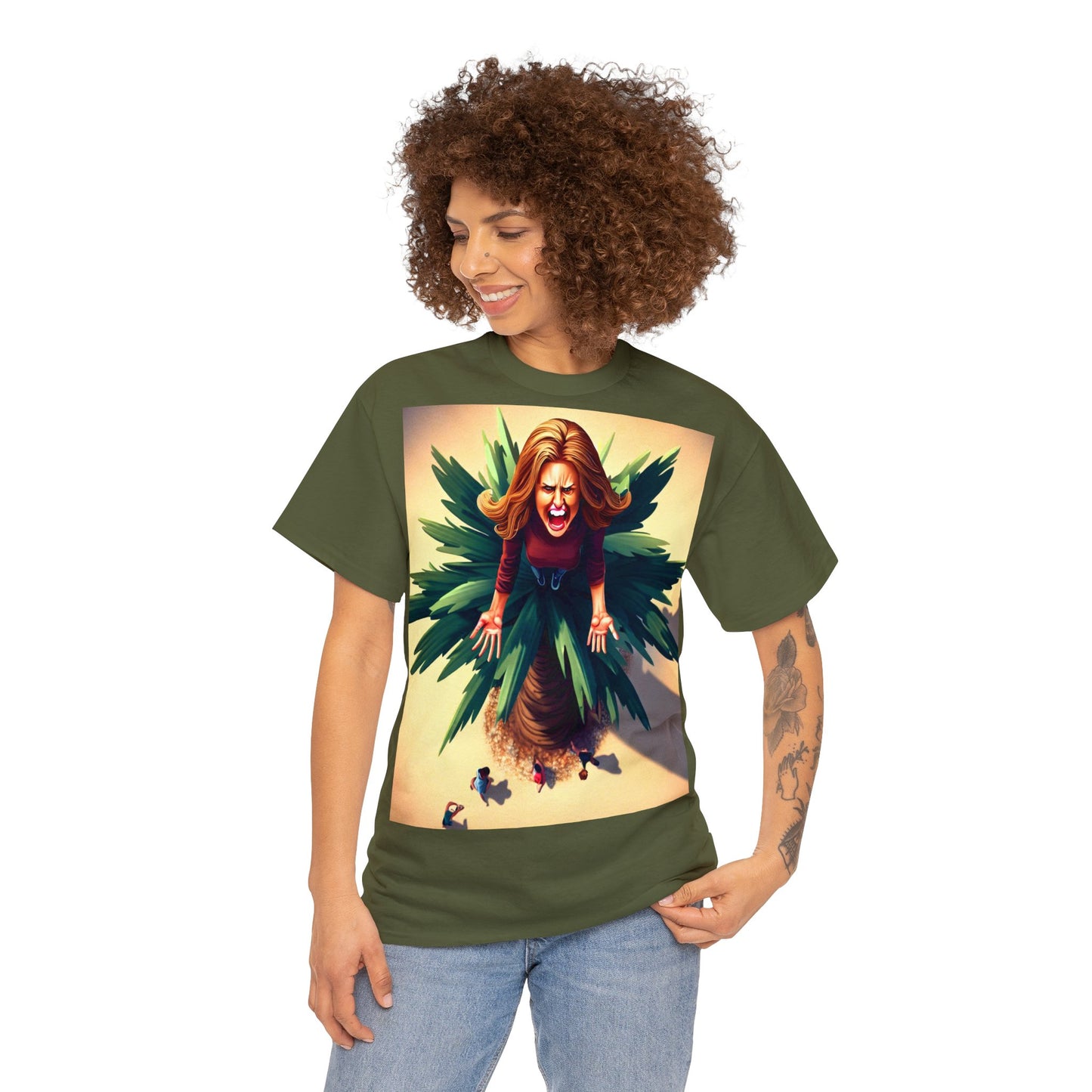 Auf Palme (Frau) - T-Shirt (Unisex)