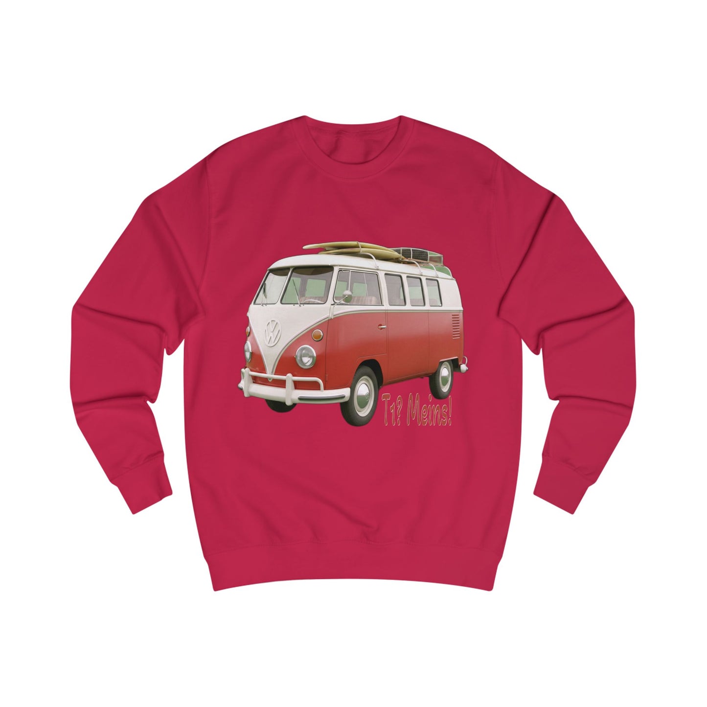 VW Bulli T1 rot - Pullover