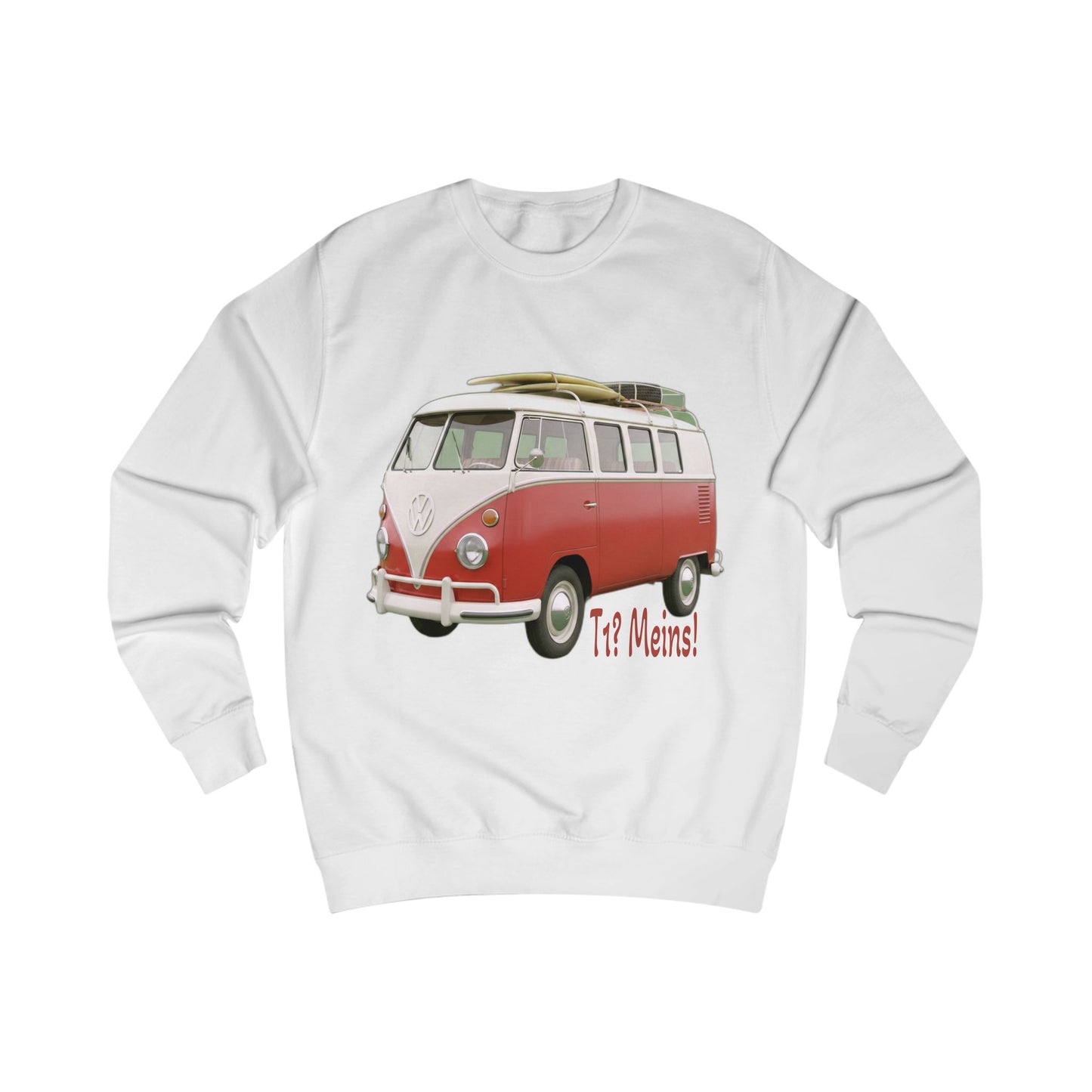 VW Bulli T1 rot - Pullover