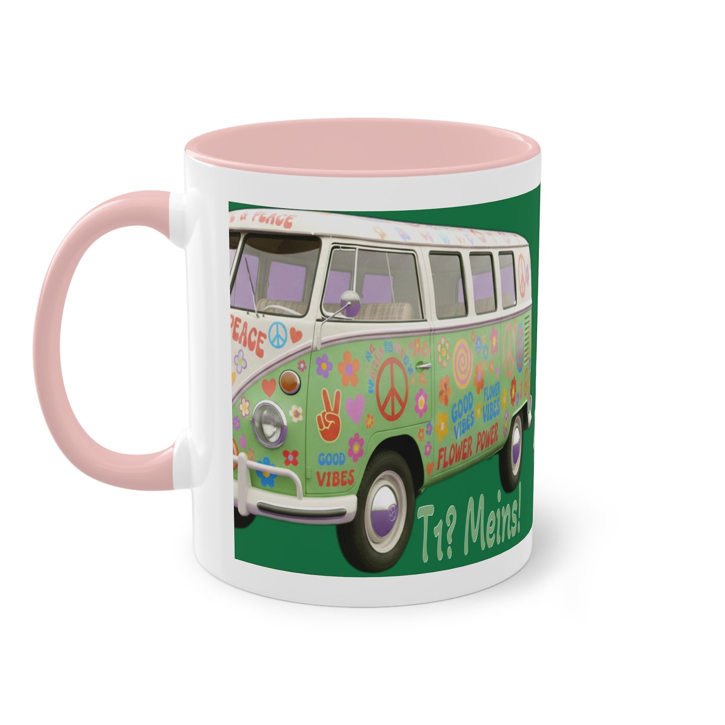 VW Bulli T1 grün - Tasse