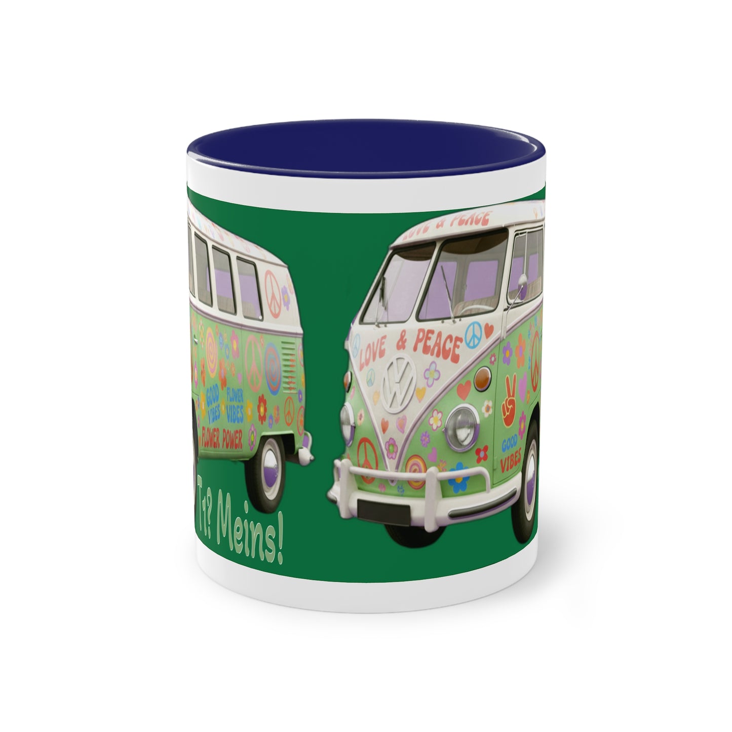 VW Bulli T1 grün - Tasse