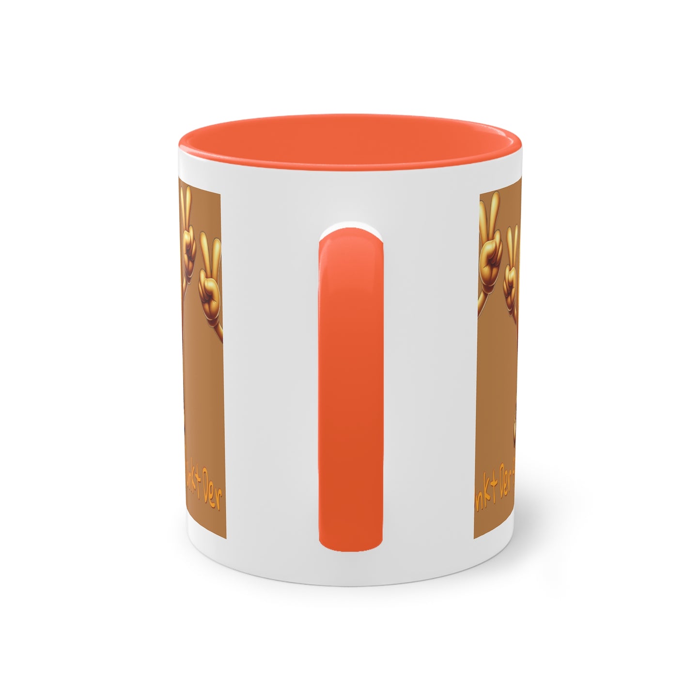 Springende Punkt (orange) - Tasse