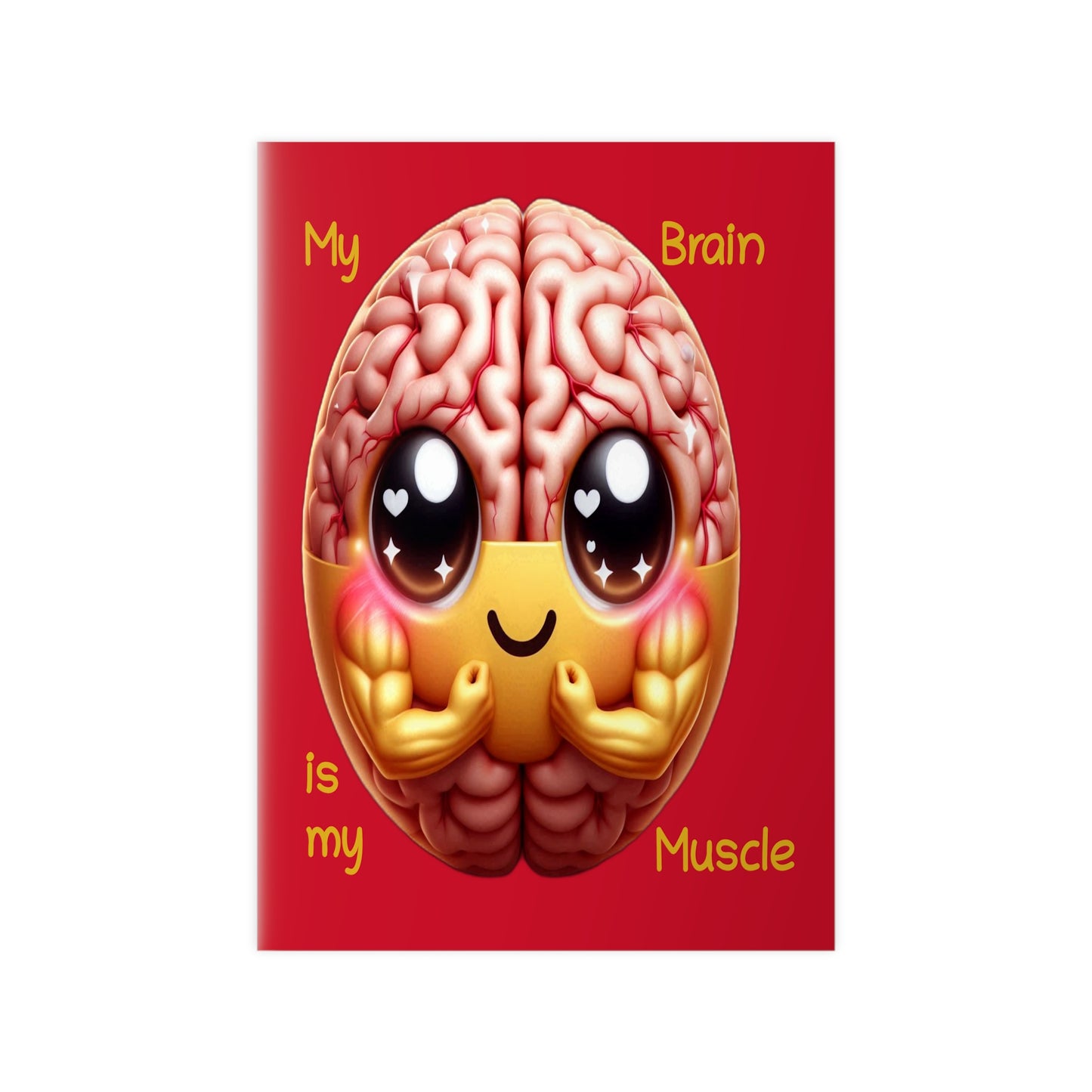 My Brain is my Muscle - Portrait Poster