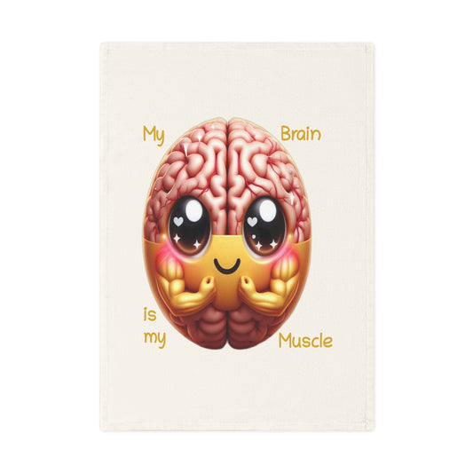 My Brain is my Muscle - Geschirrtuch