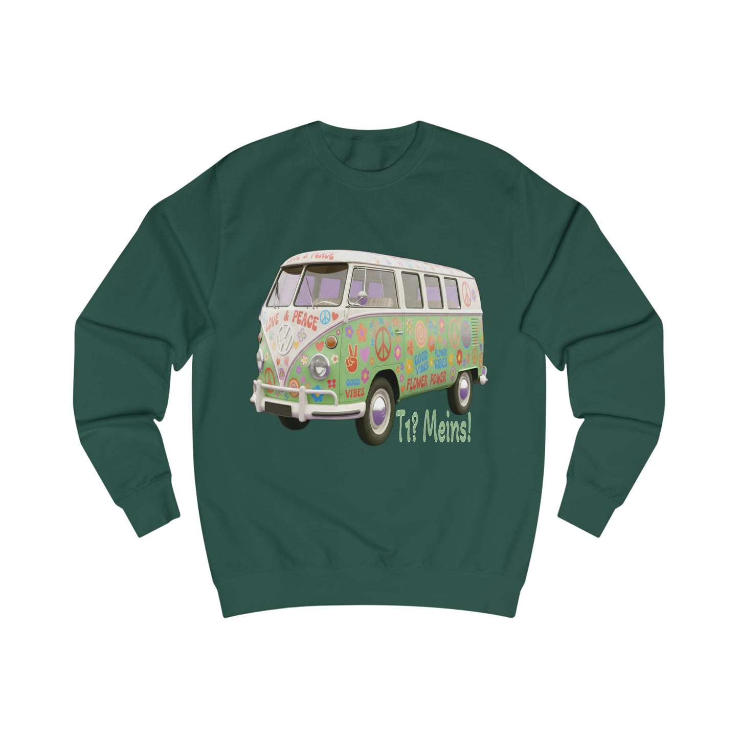 VW Bulli T1 grün - Pullover