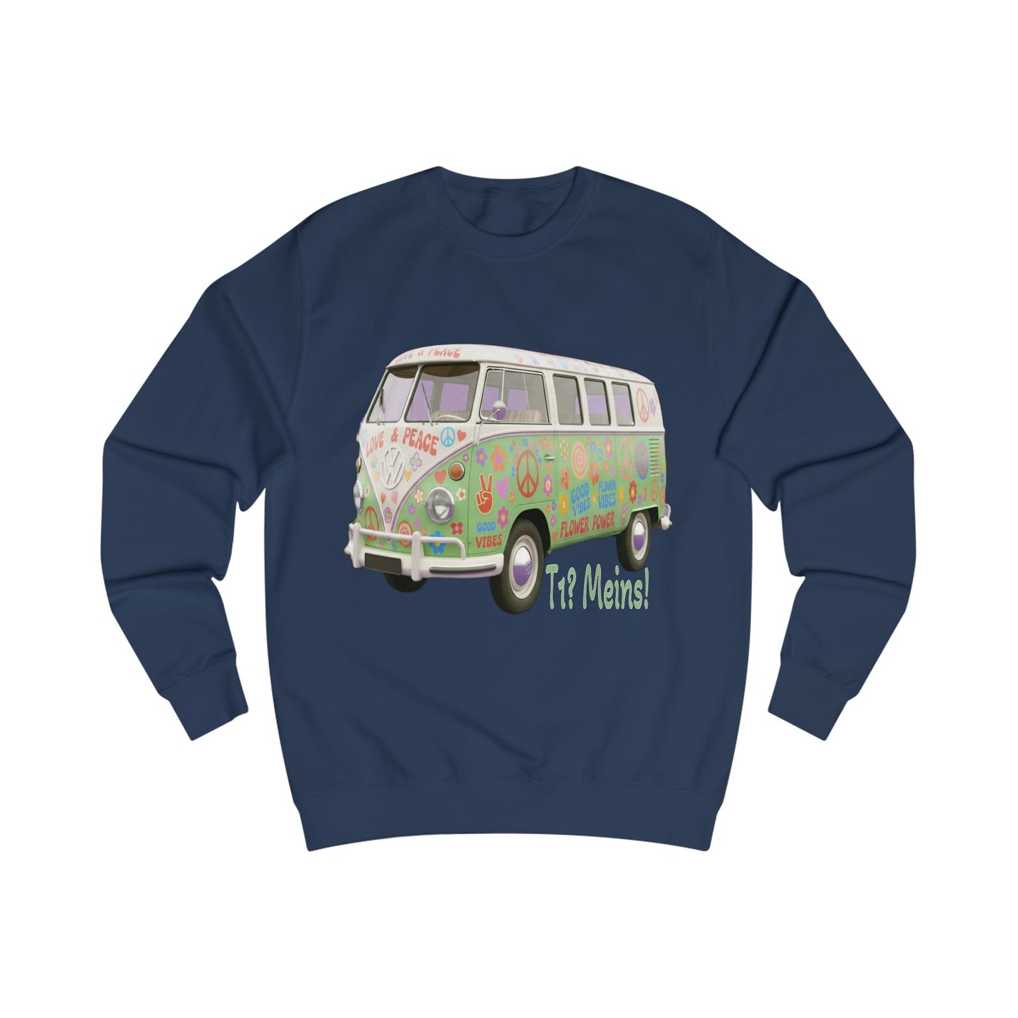 VW Bulli T1 grün - Pullover