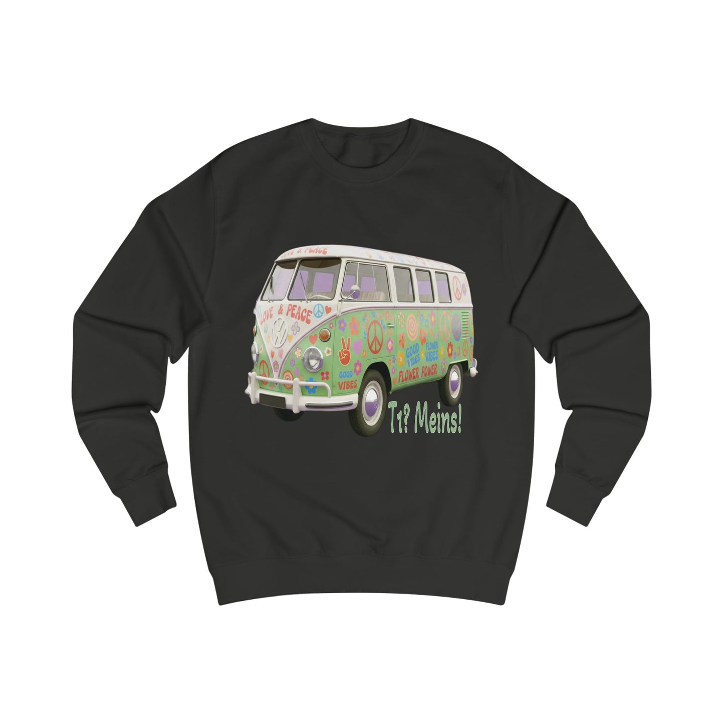 VW Bulli T1 grün - Pullover