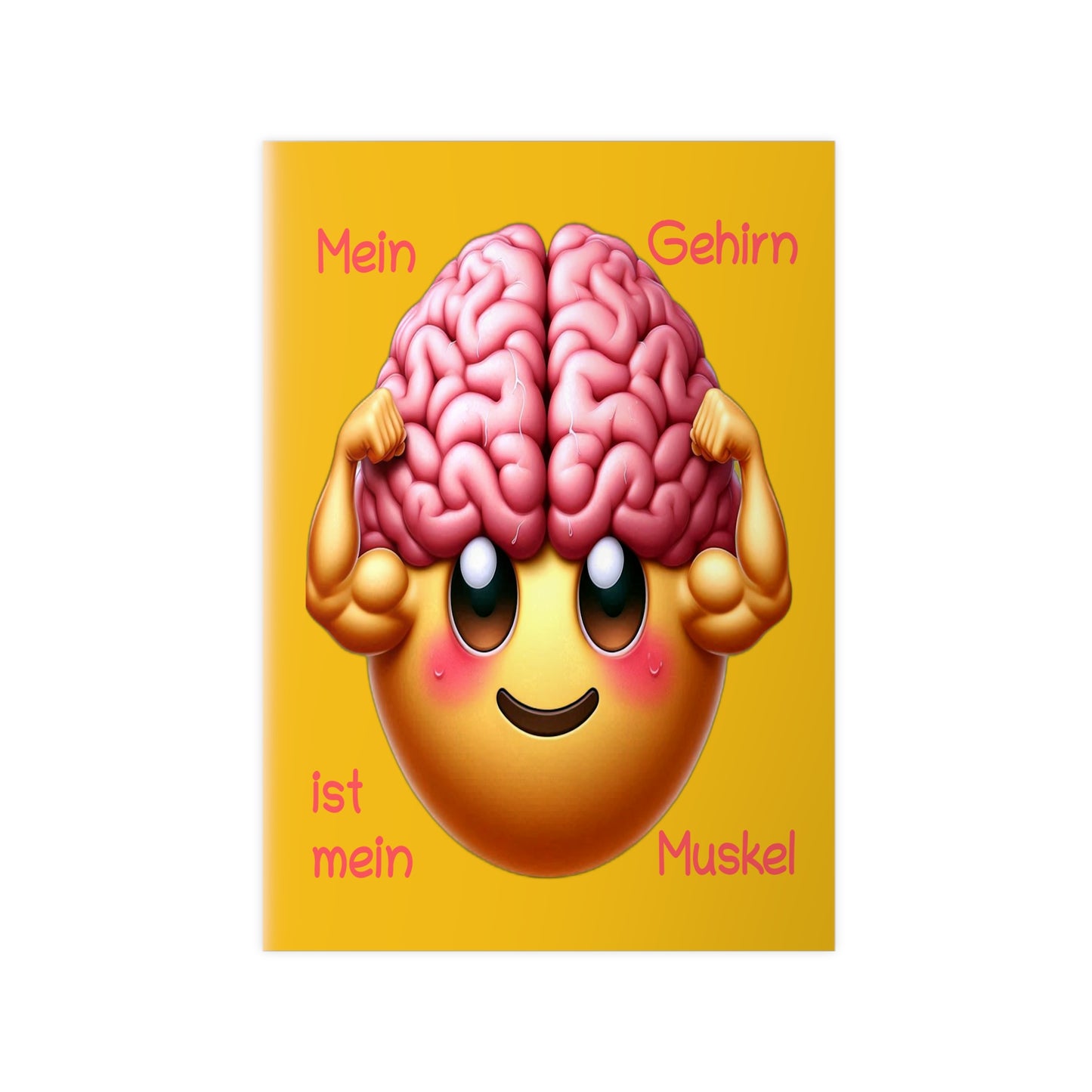 Gehirn = Muskel - Portrait Poster