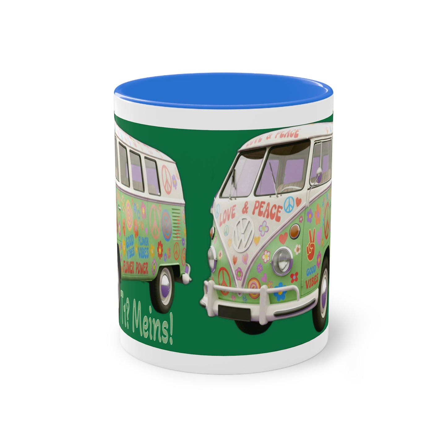VW Bulli T1 grün - Tasse