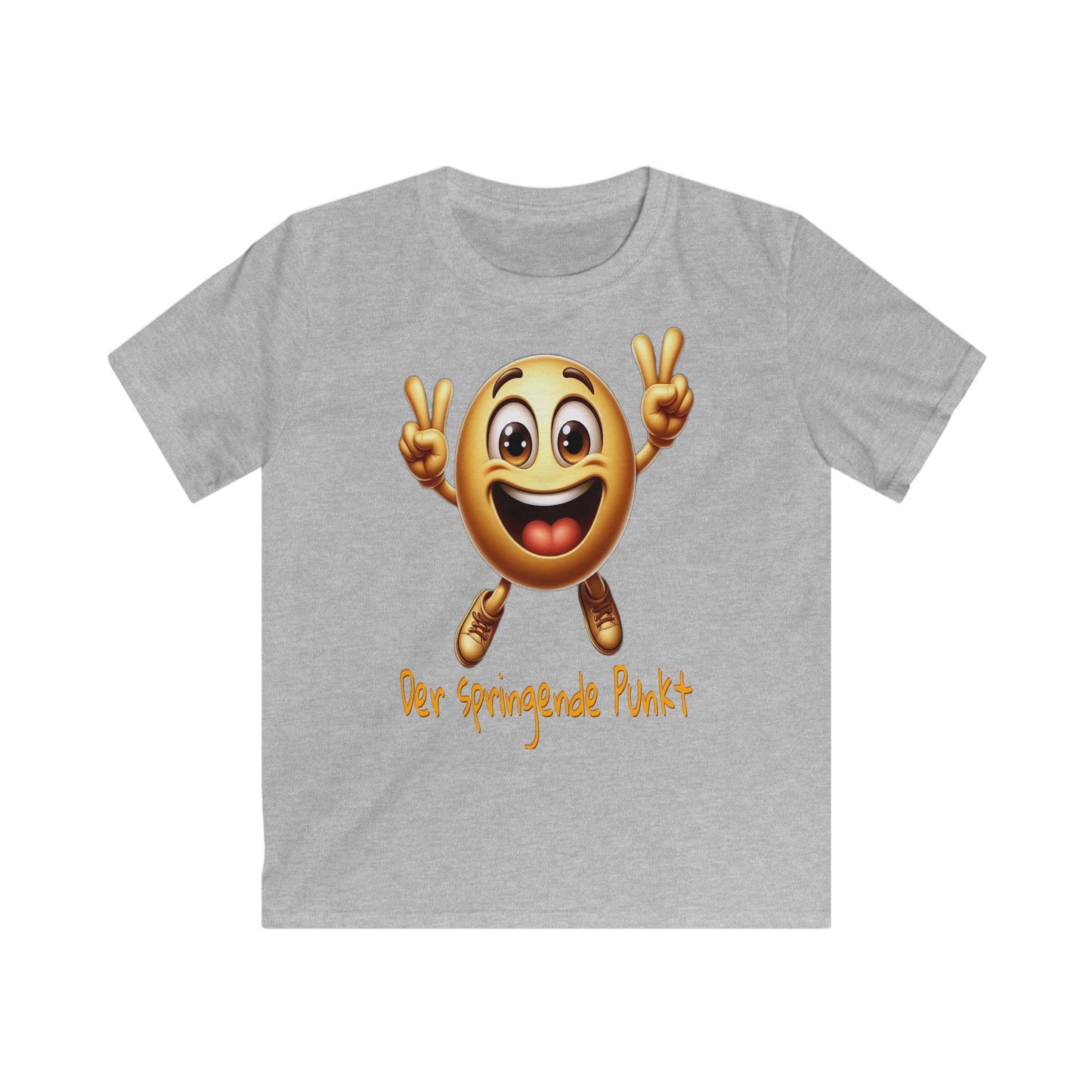 Springende Punkt (orange) - Kids T-Shirt