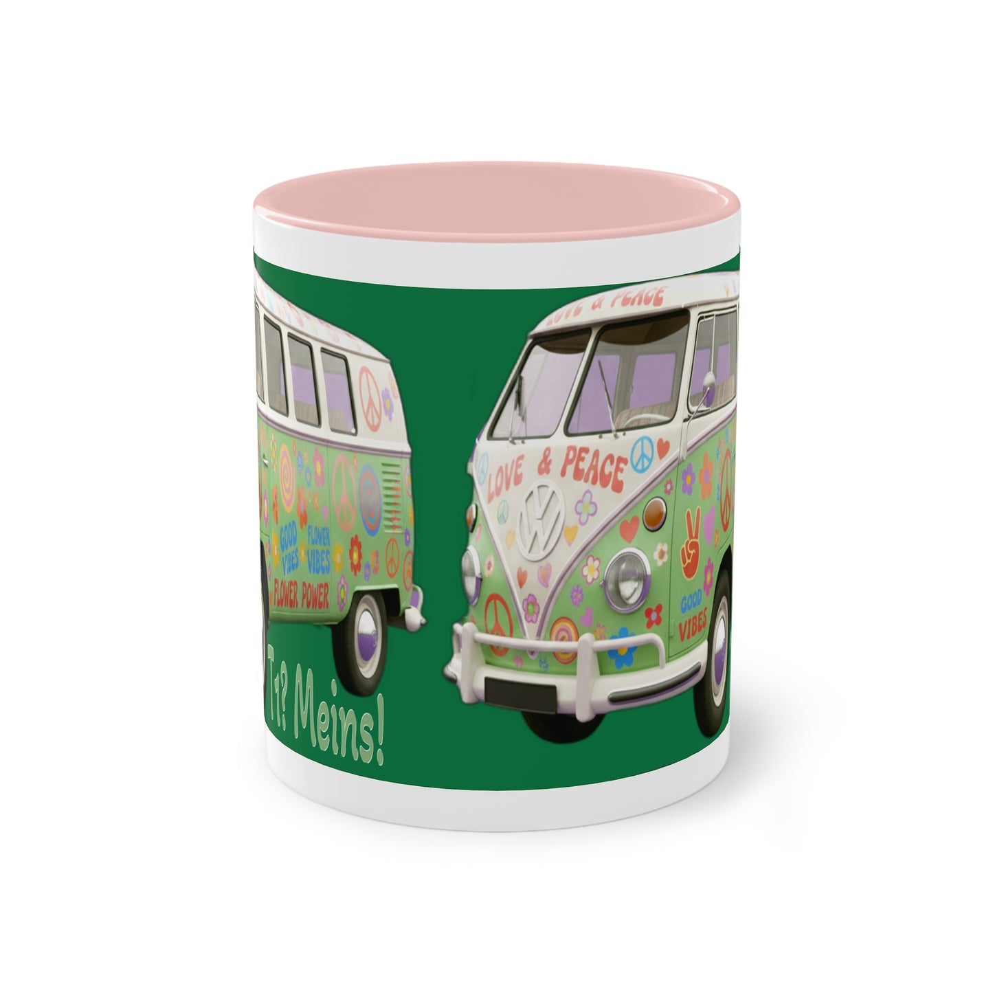VW Bulli T1 grün - Tasse