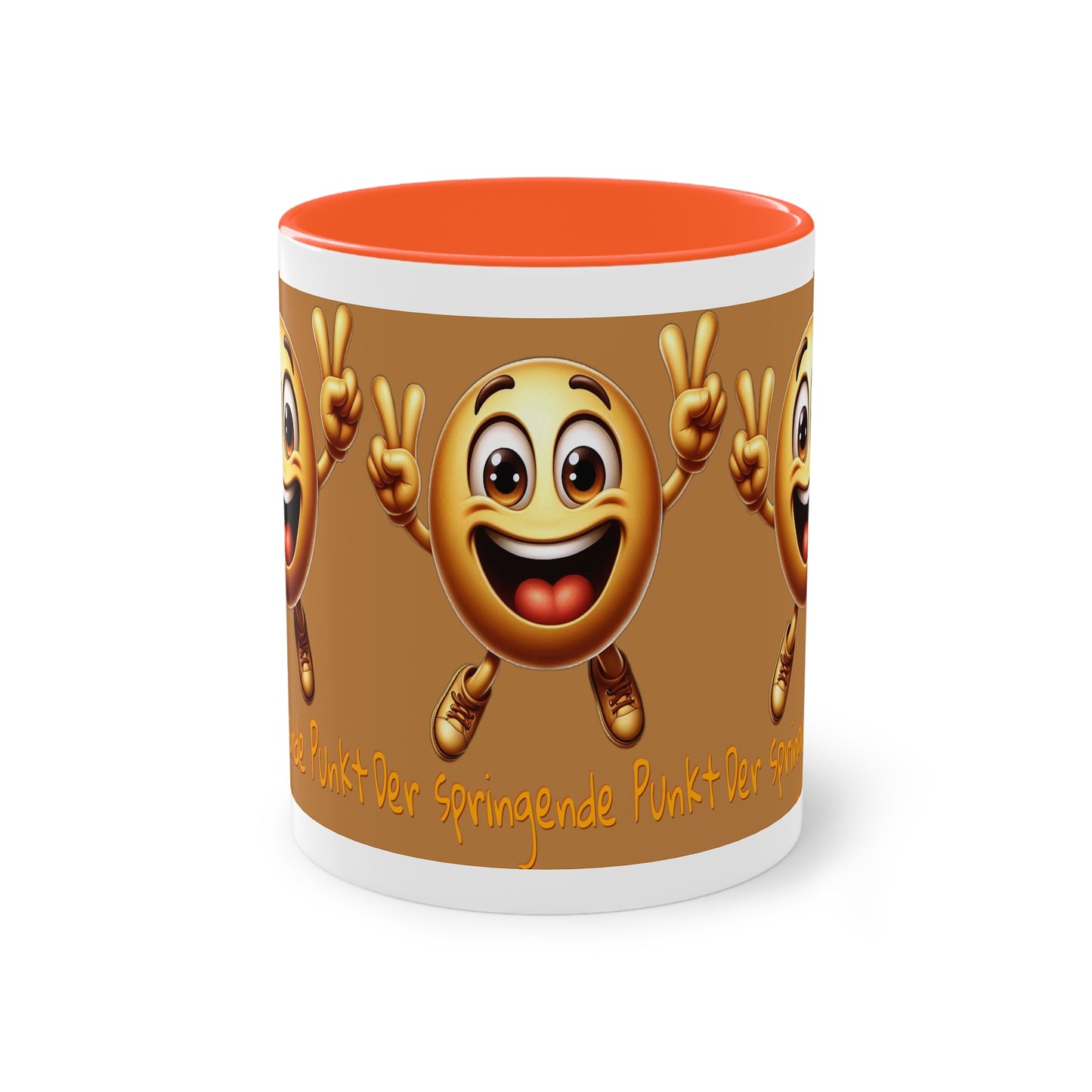 Springende Punkt (orange) - Tasse