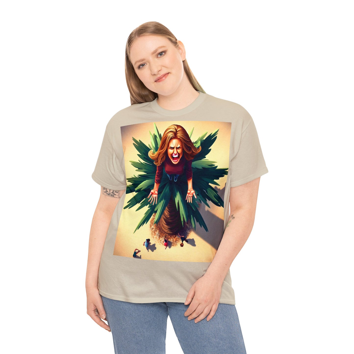 Auf Palme (Frau) - T-Shirt (Unisex)