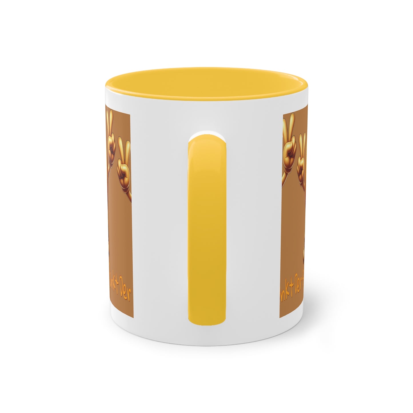 Springende Punkt (orange) - Tasse