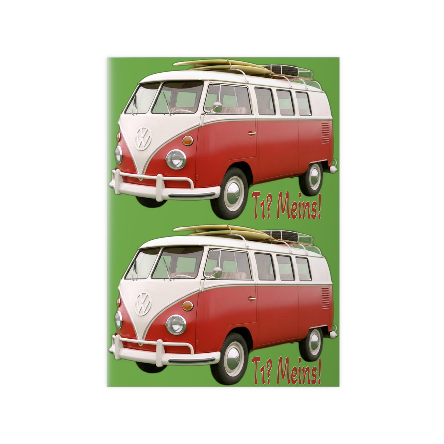 VW Bulli T1 rot - Poster